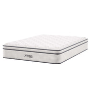 Jenna 12" Innerspring and Foam Full Mattress - White