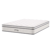 Jenna 12" Innerspring and Foam Queen Mattress - White
