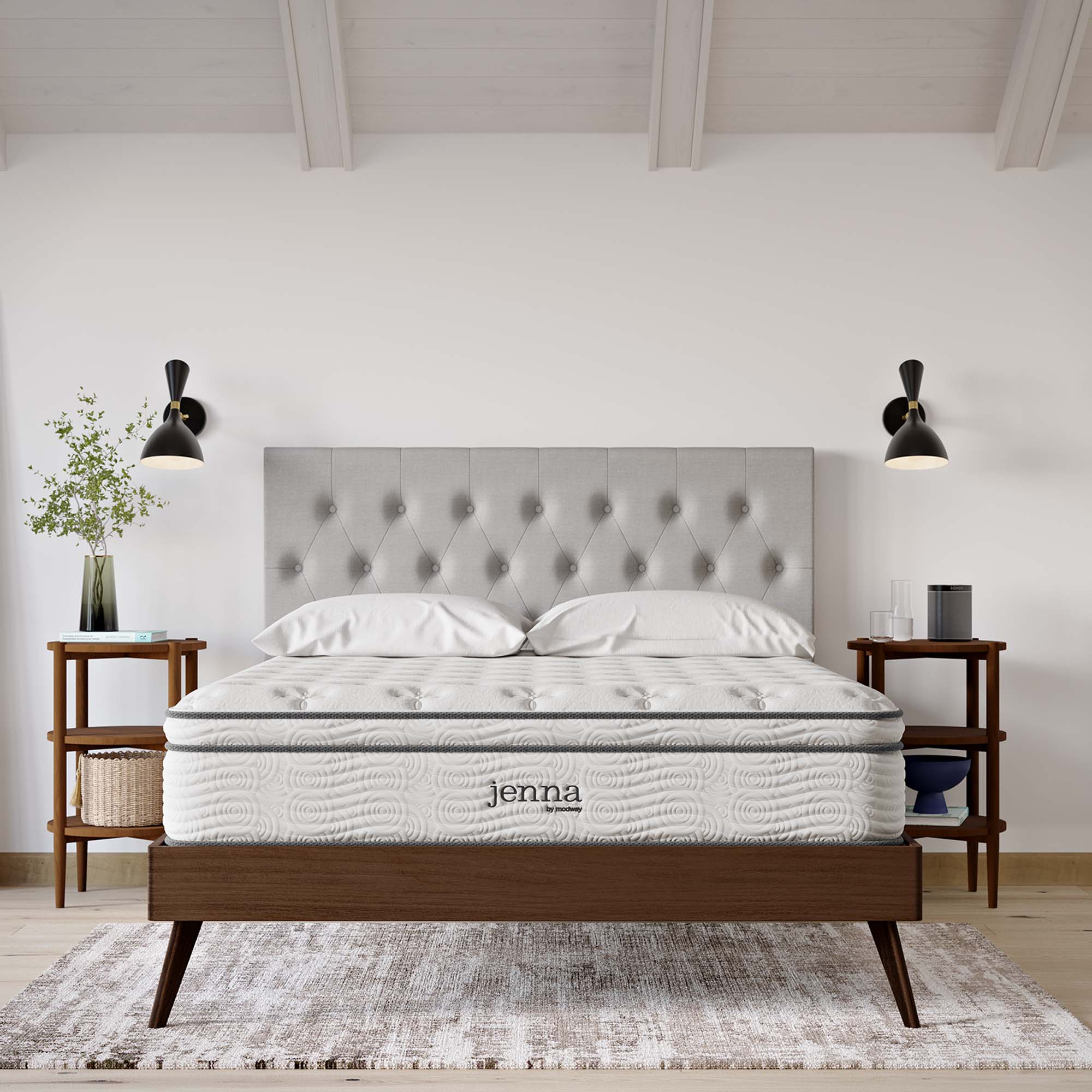 Jenna 12" Innerspring and Foam Queen Mattress