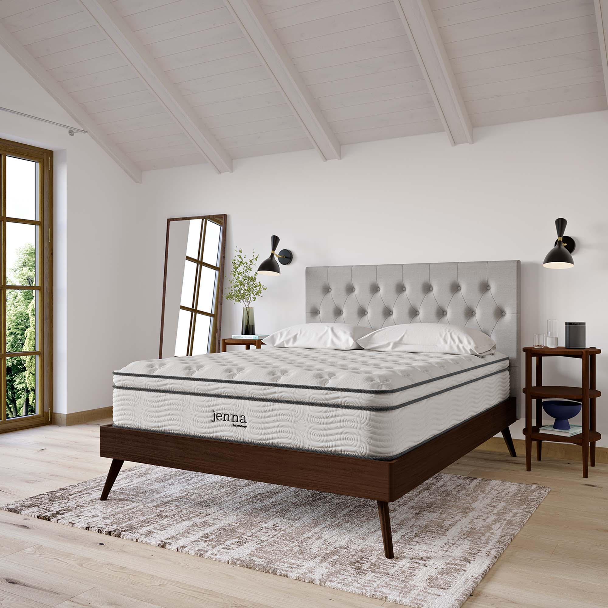 Jenna 12" Innerspring and Foam Queen Mattress