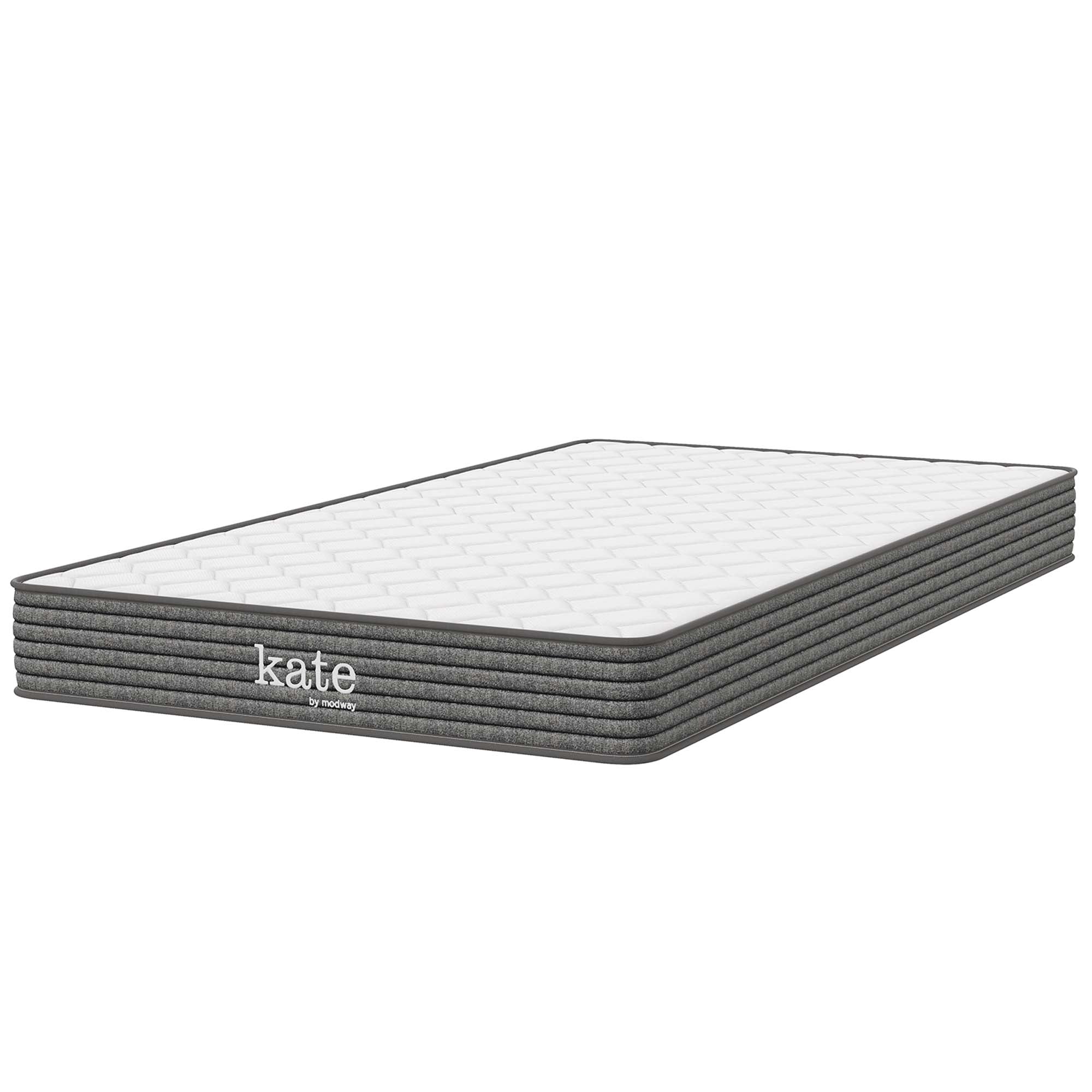 Kate 6" Narrow Twin Mattress - White