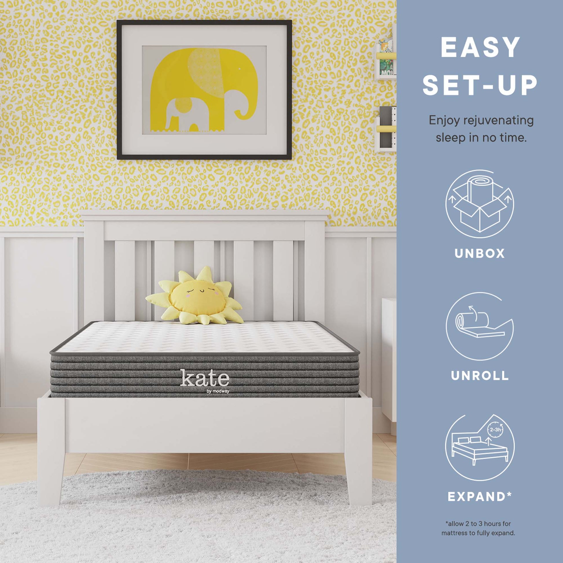 Kate 6" Narrow Twin Mattress