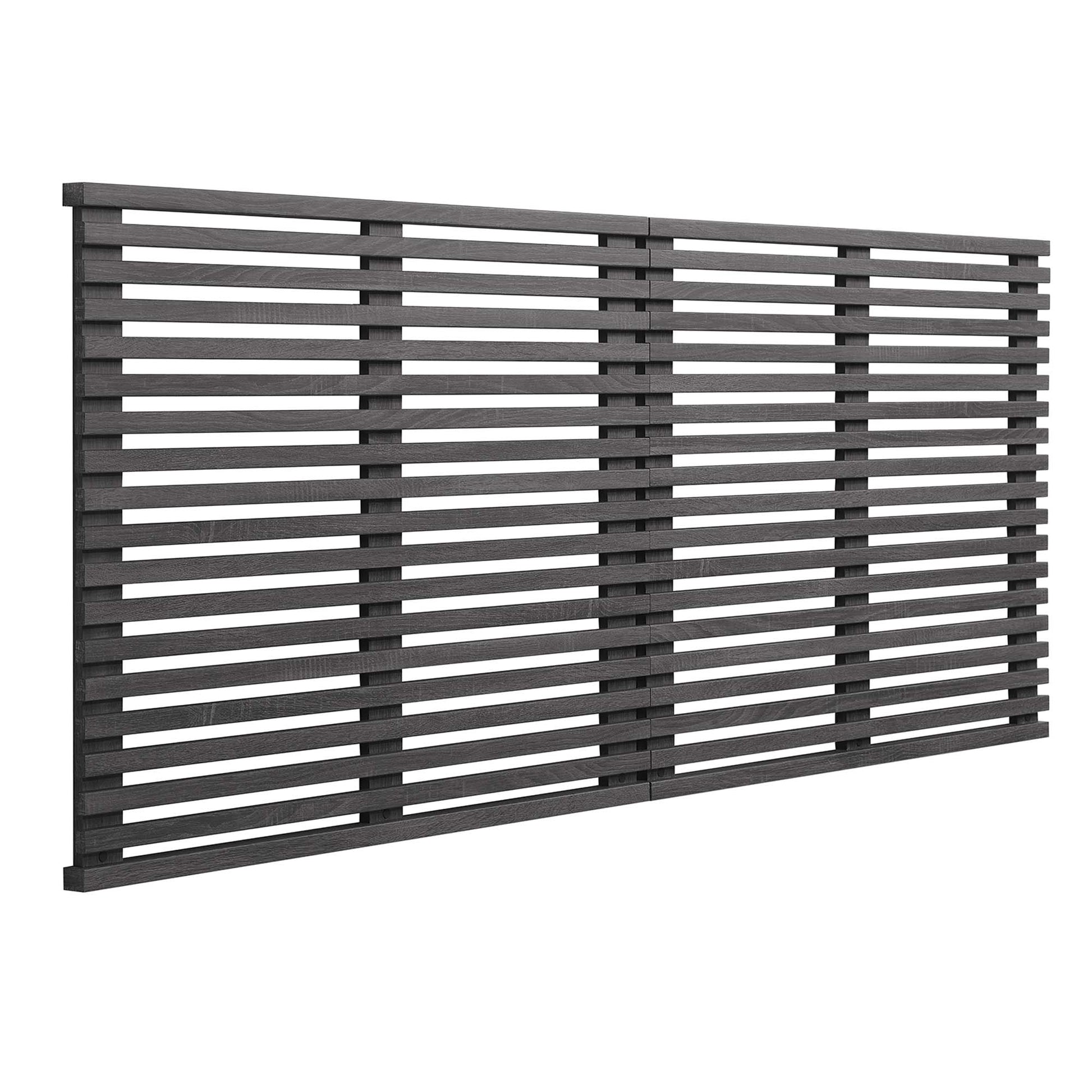 Render Wall Mount King Headboard - Charcoal