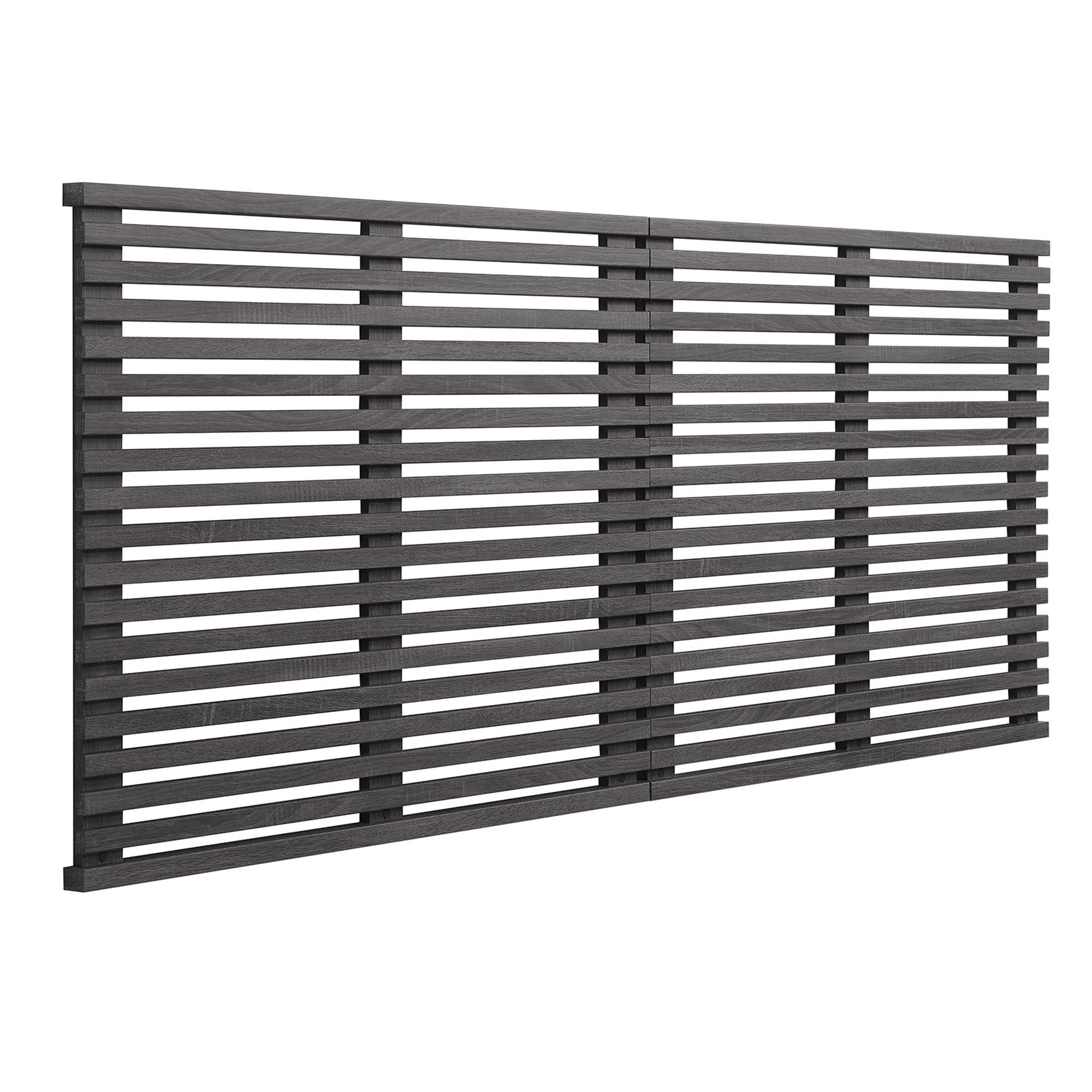 Render Wall Mount King Headboard - Charcoal