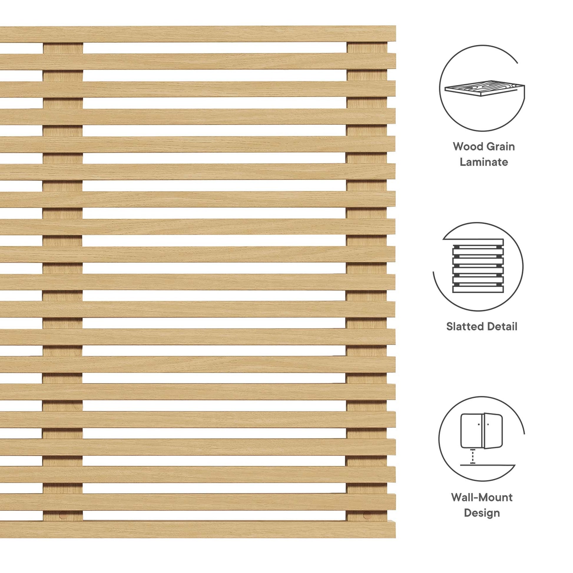 Render Wall Mount King Headboard