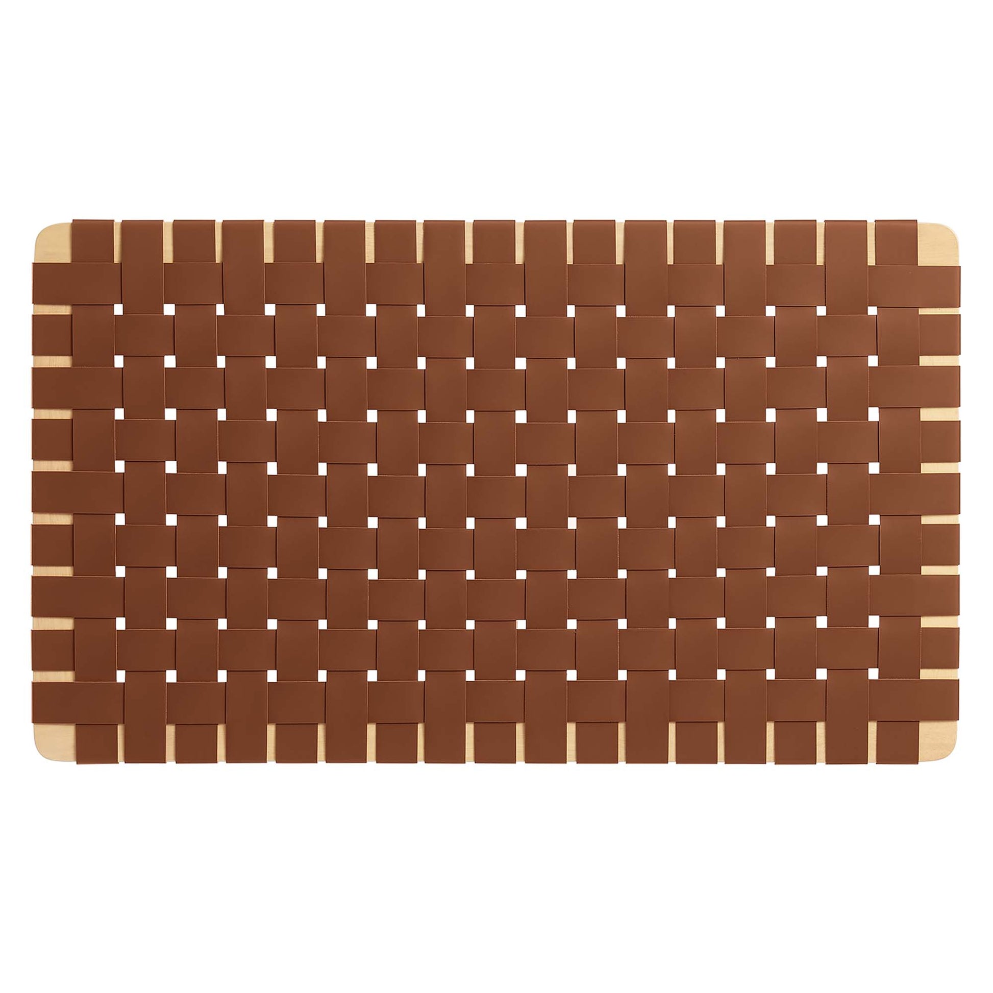 Sparta Weave Wall-Mount Vegan Leather Headboard