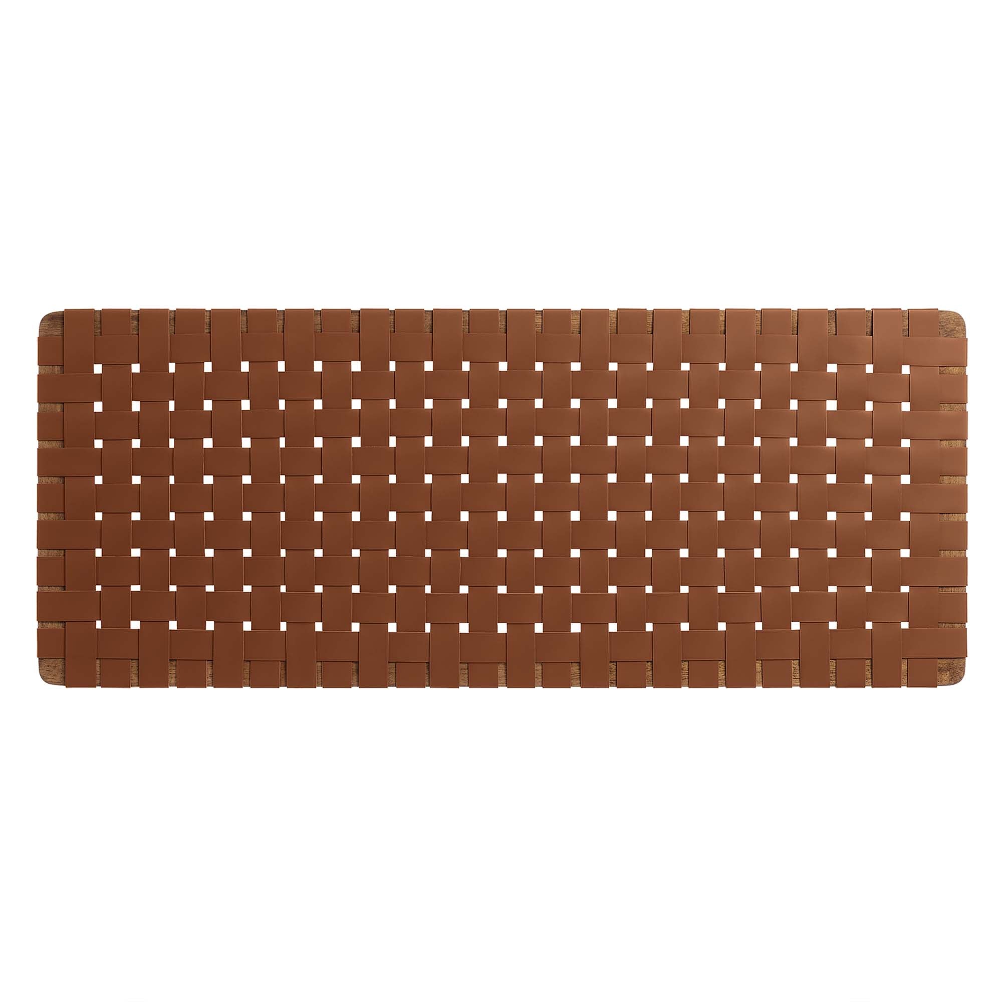 Sparta Weave Vegan Leather Full Headboard