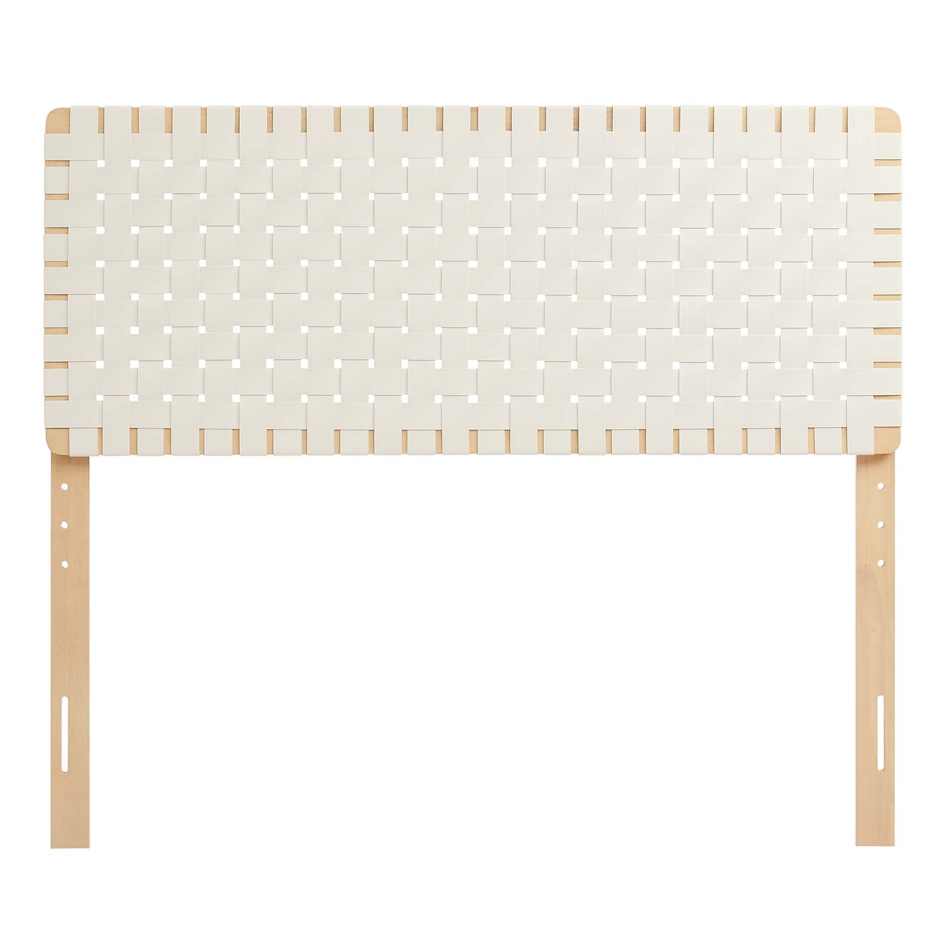 Sparta Weave Vegan Leather Full Headboard
