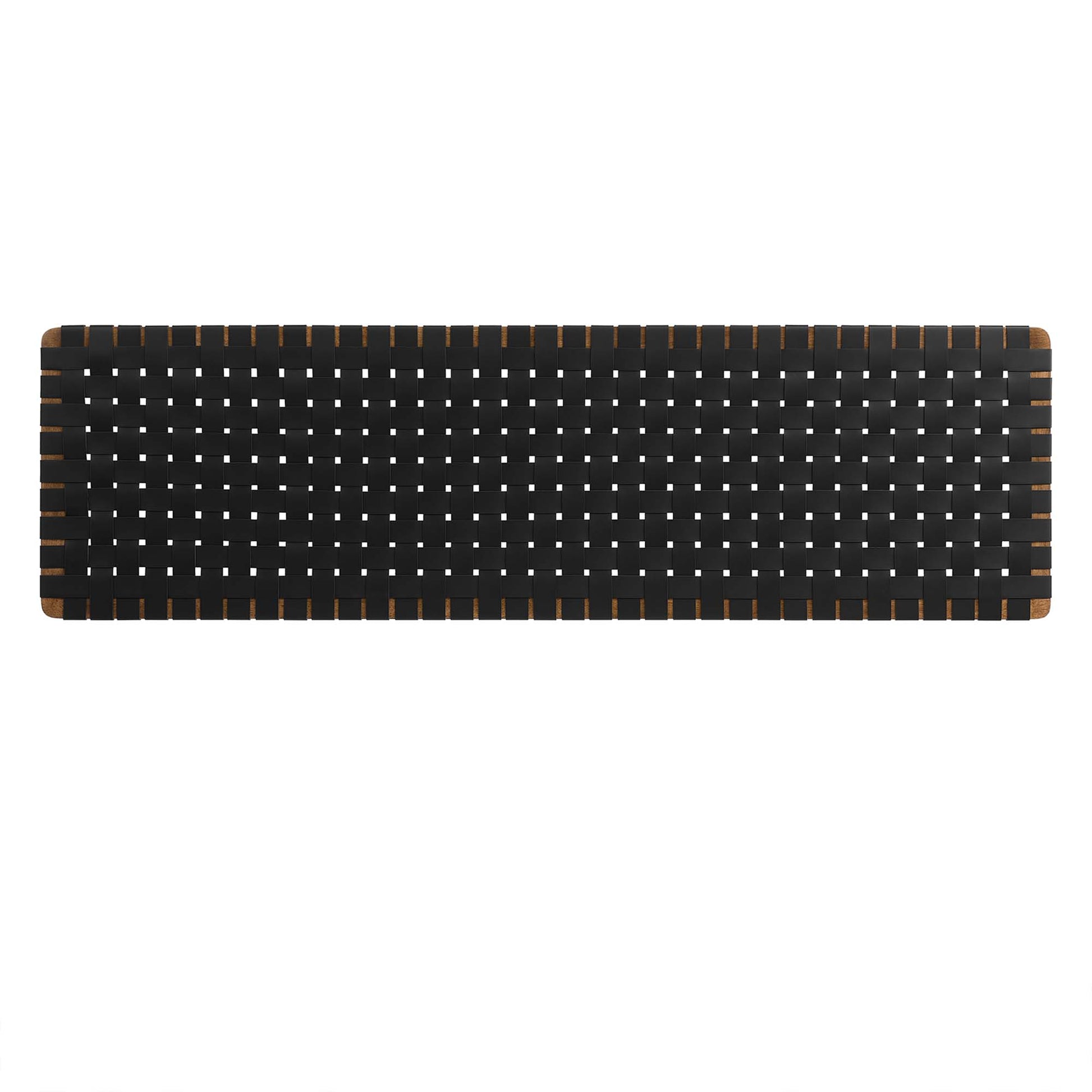 Sparta Weave Wall-Mount Vegan Leather King Headboard