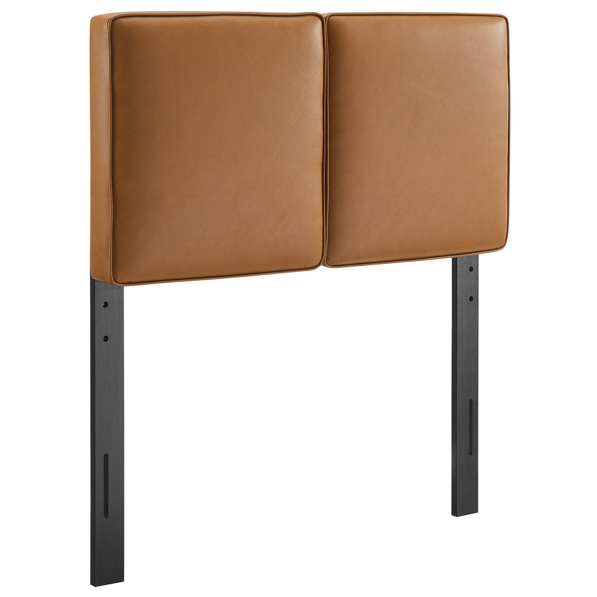 Lindee Vegan Leather Headboard - Tan