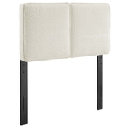 Lindee Boucle Fabric Headboard - Cream