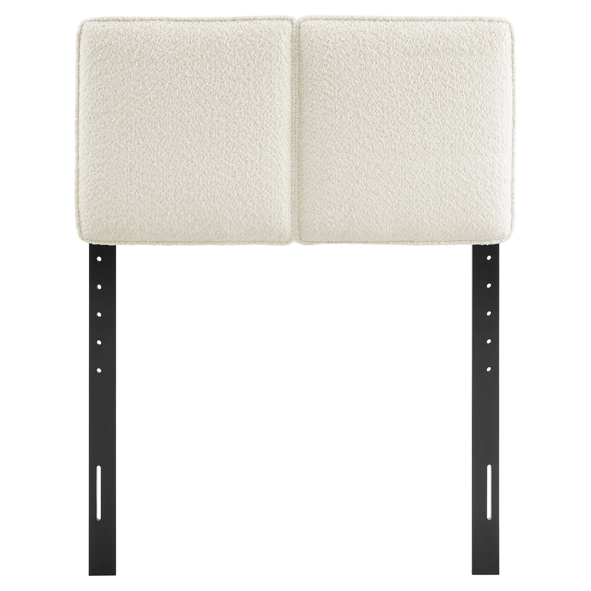 Lindee Boucle Fabric Headboard - Slate