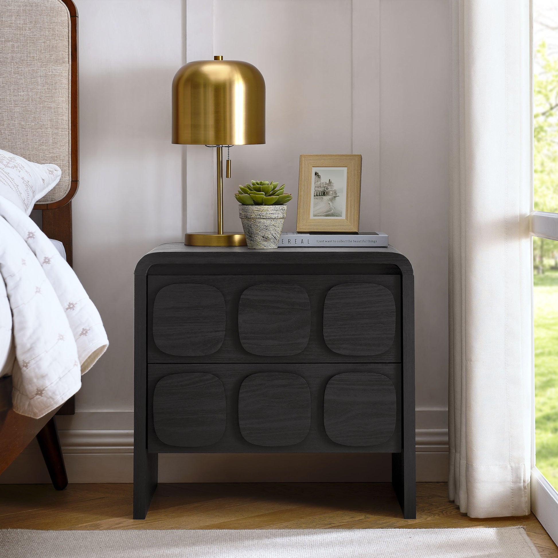 Toscana 2-Drawer Nightstand