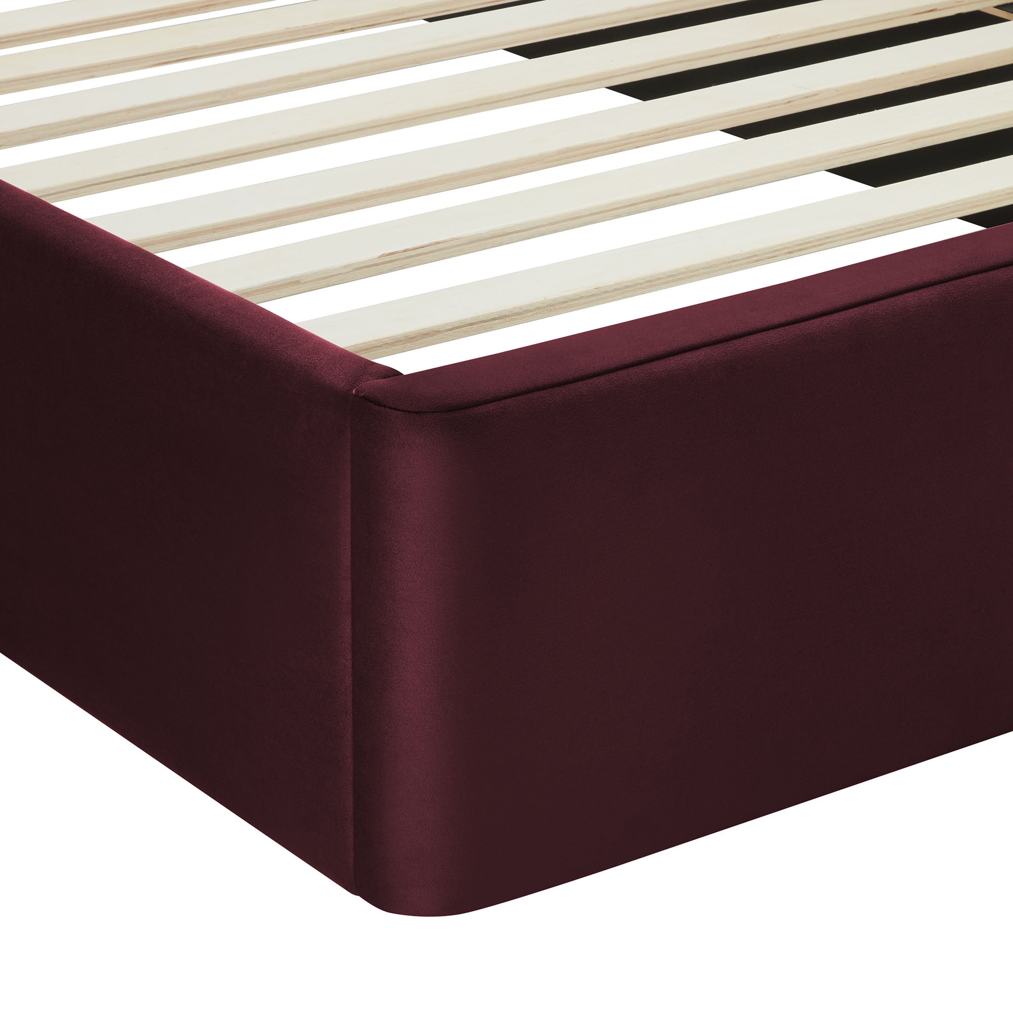 Solana Arched Performance Velvet King Platform Bed
