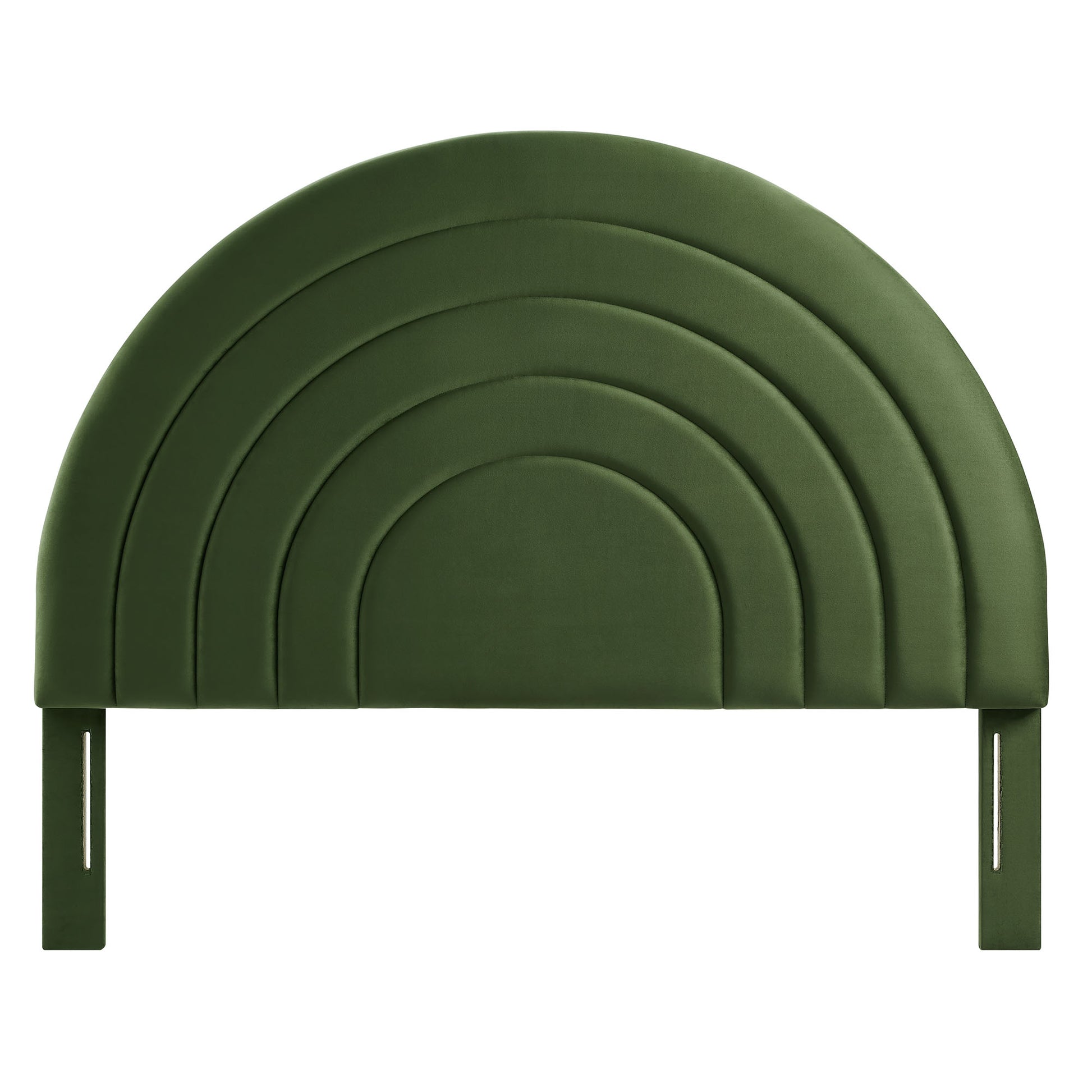 Solana Arched Performance Velvet Full Headboard