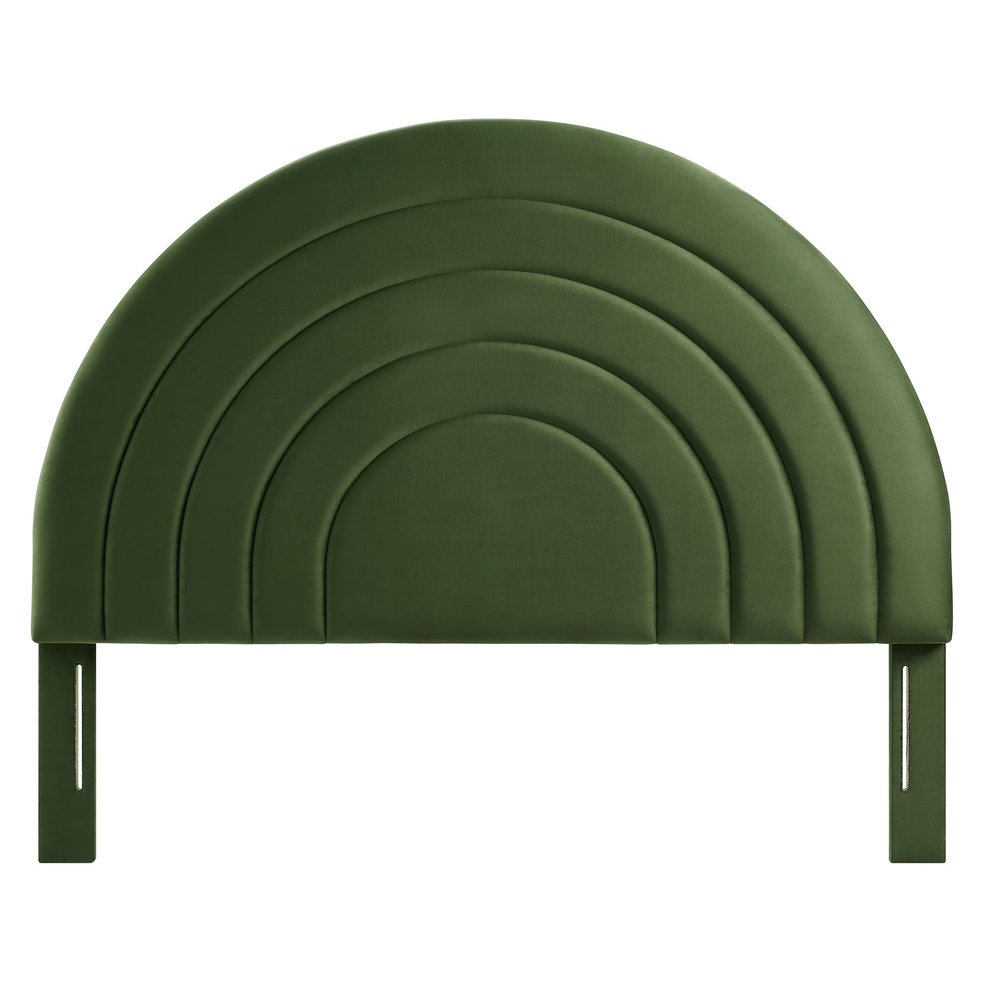 Solana Arched Performance Velvet Full Headboard