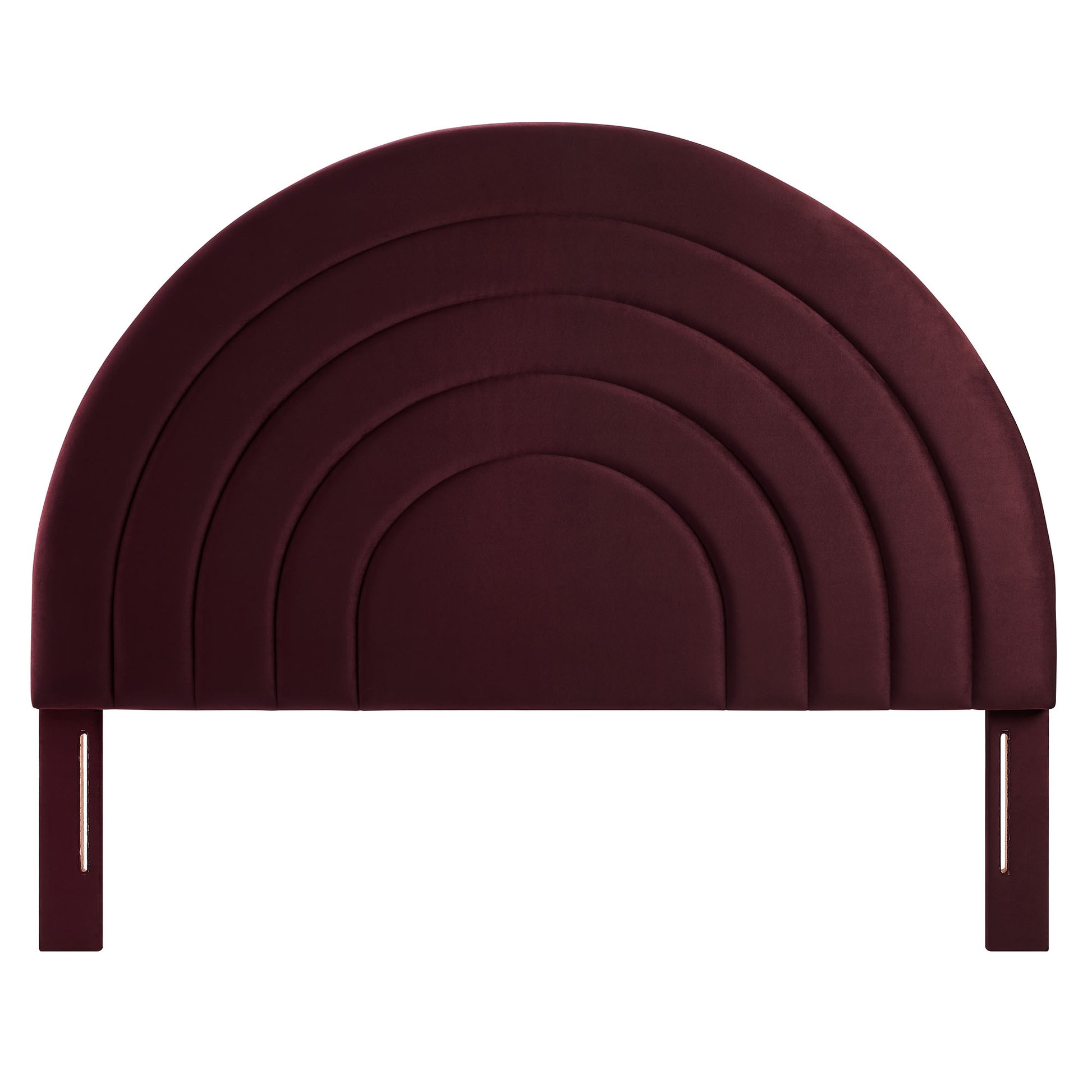 Solana Arched Performance Velvet Full Headboard
