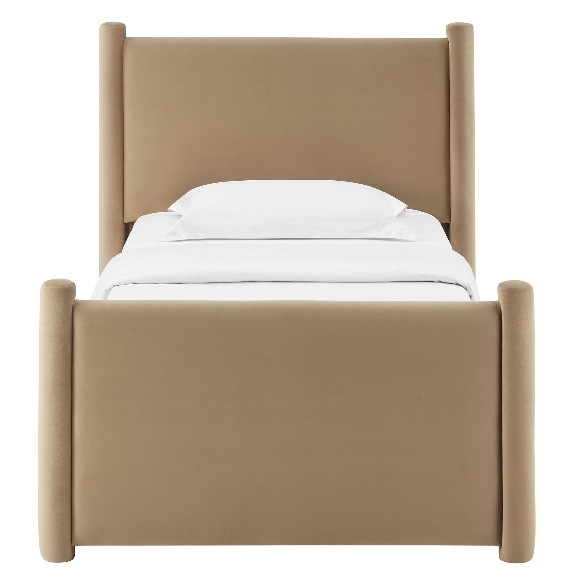 Rael Performance Velvet Platform Bed