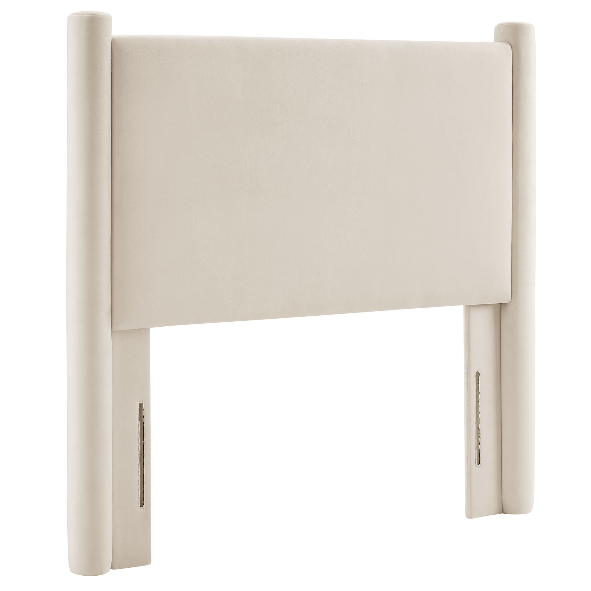 Rael Performance Velvet Headboard - Alabaster