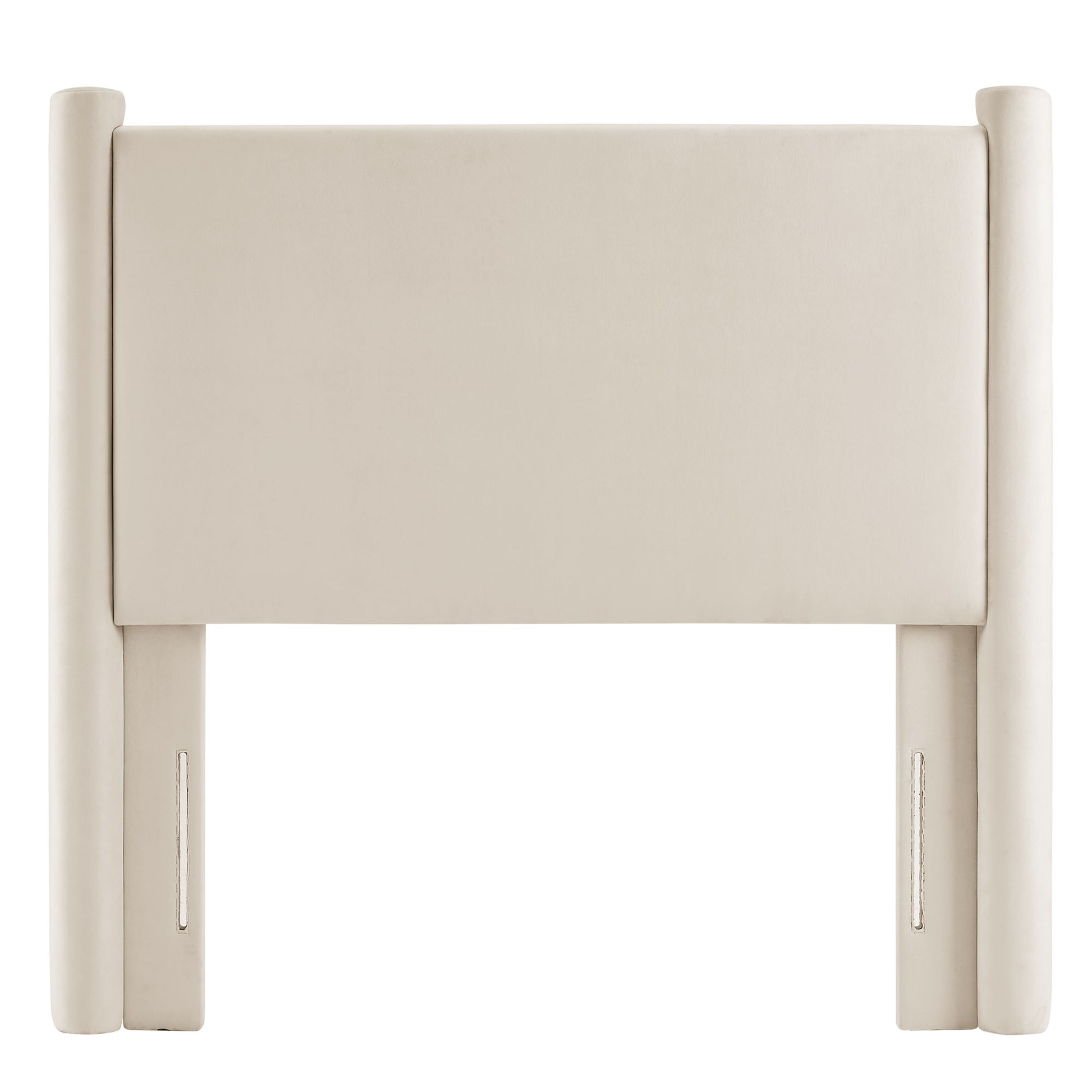 Rael Performance Velvet Headboard - Taupe