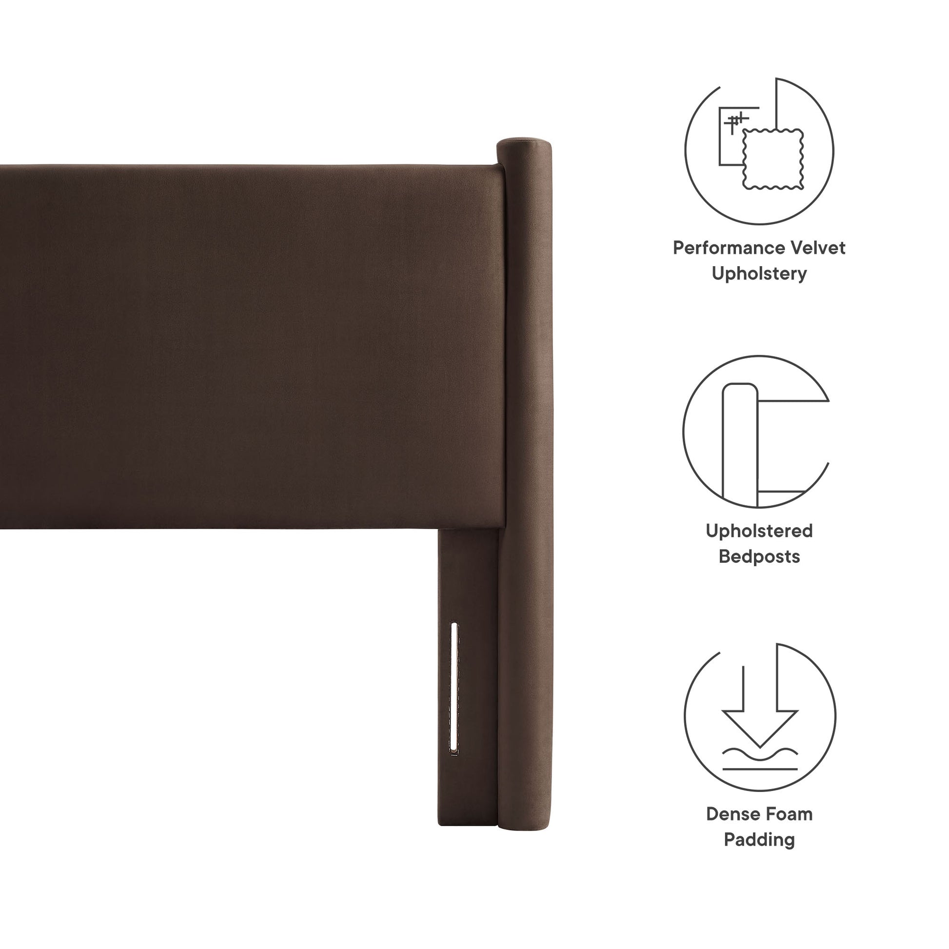 Rael Performance Velvet Headboard