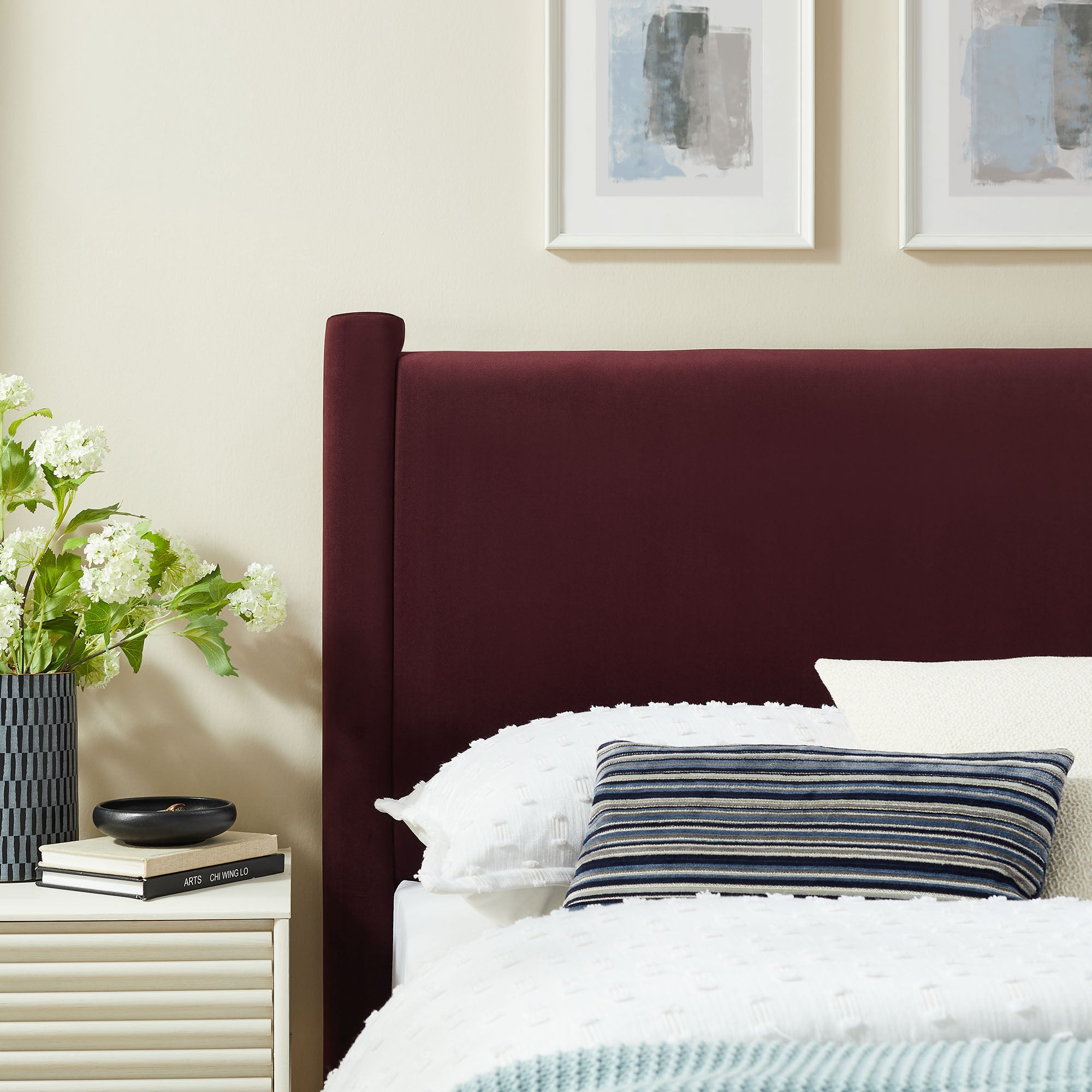 Rael Performance Velvet Headboard