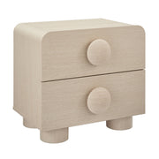 Sonnet 2-Drawer Nightstand - Ash