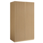Render 2-Door Wardrobe Closet - Oak