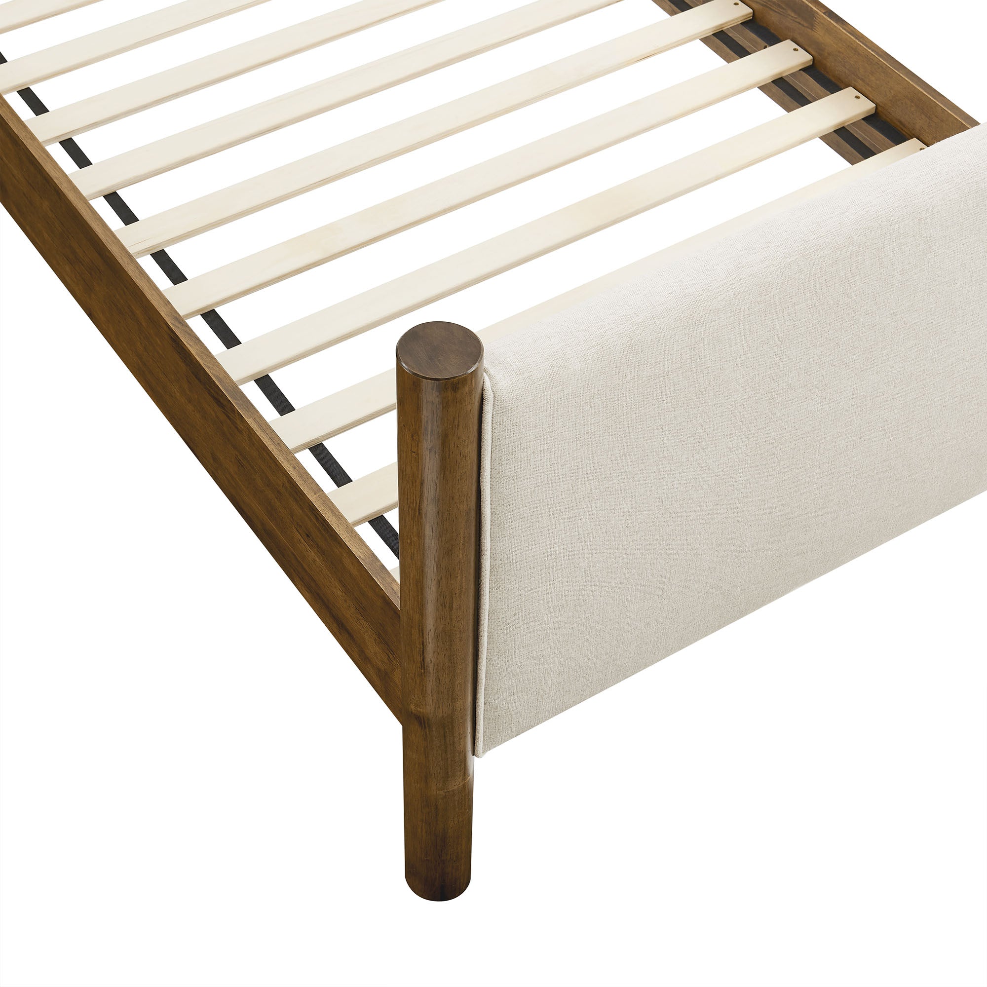 Maven Twin Size Fabric Upholstered Platform Bed