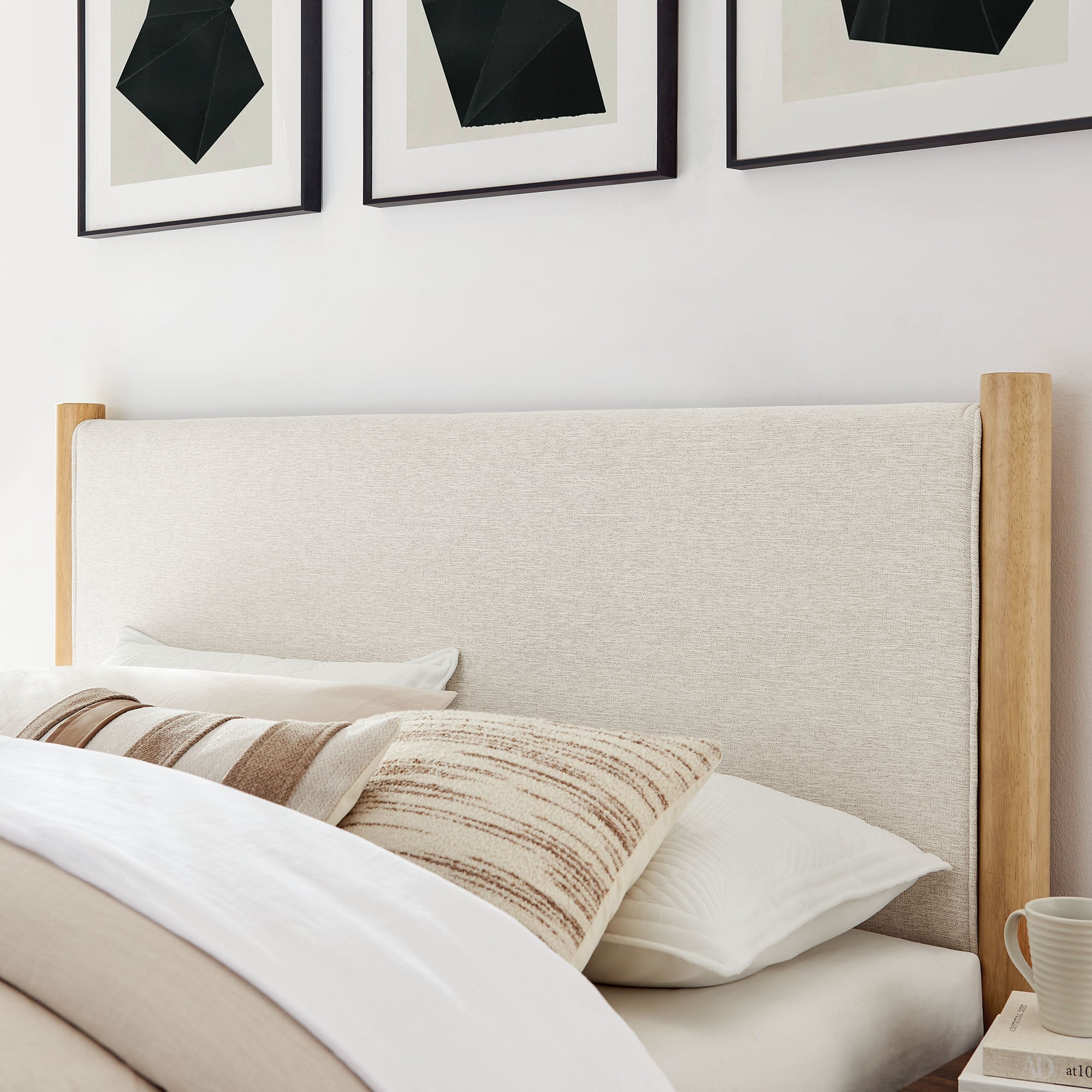 Maven Full Size Fabric Upholstered Platform Bed