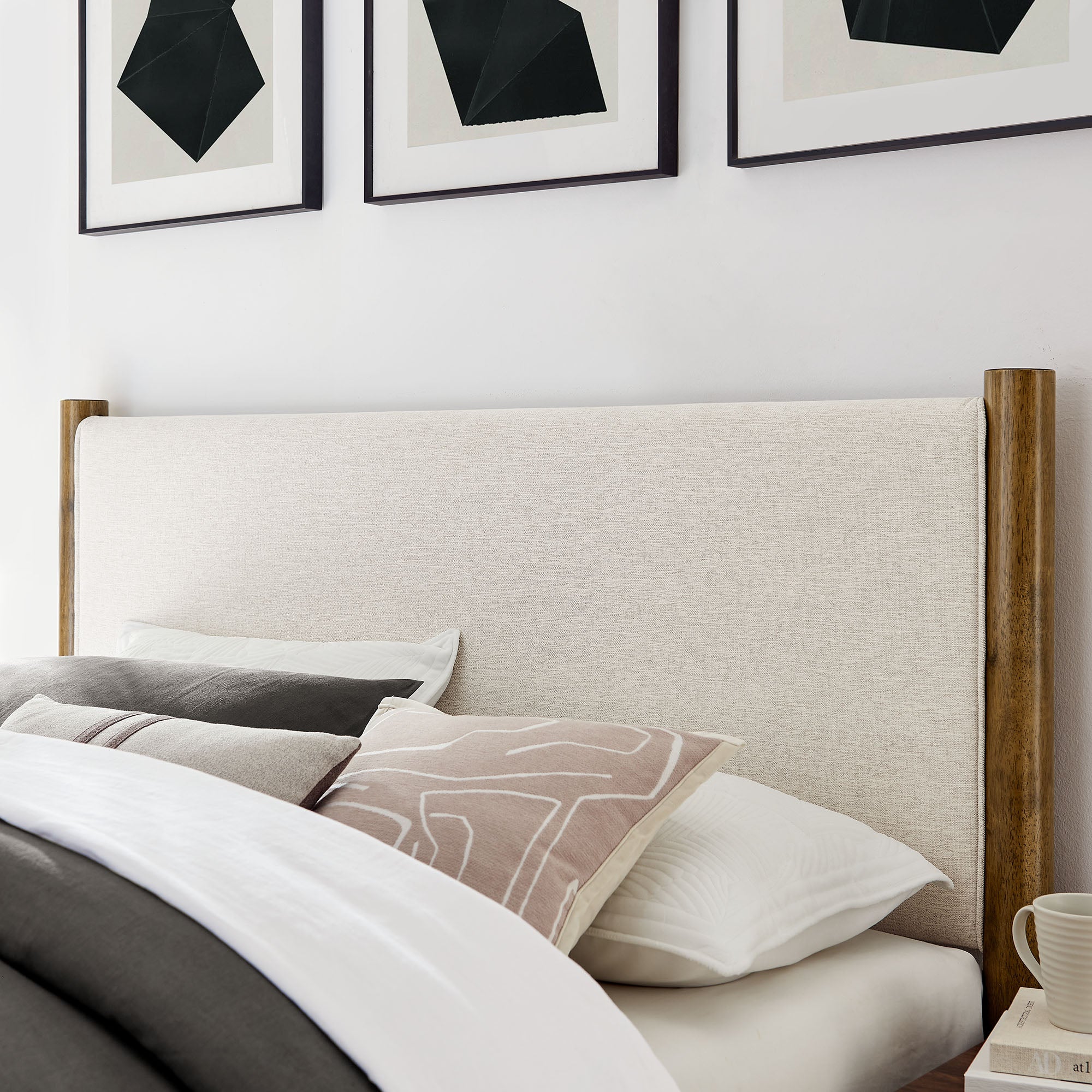 Maven Full Size Fabric Upholstered Platform Bed