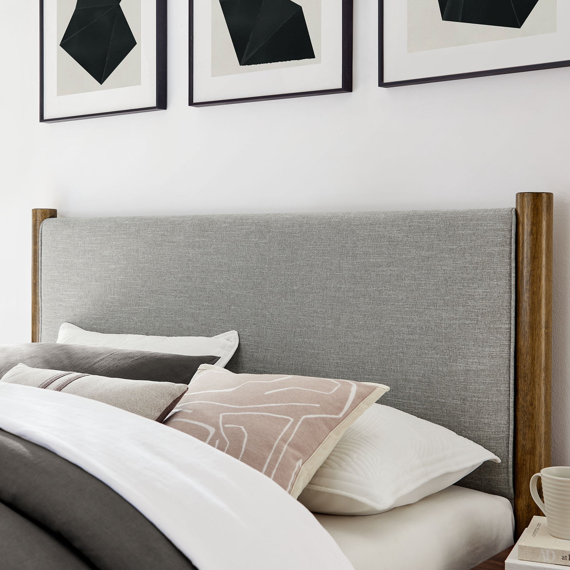 Maven Fabric Upholstered Platform Bed