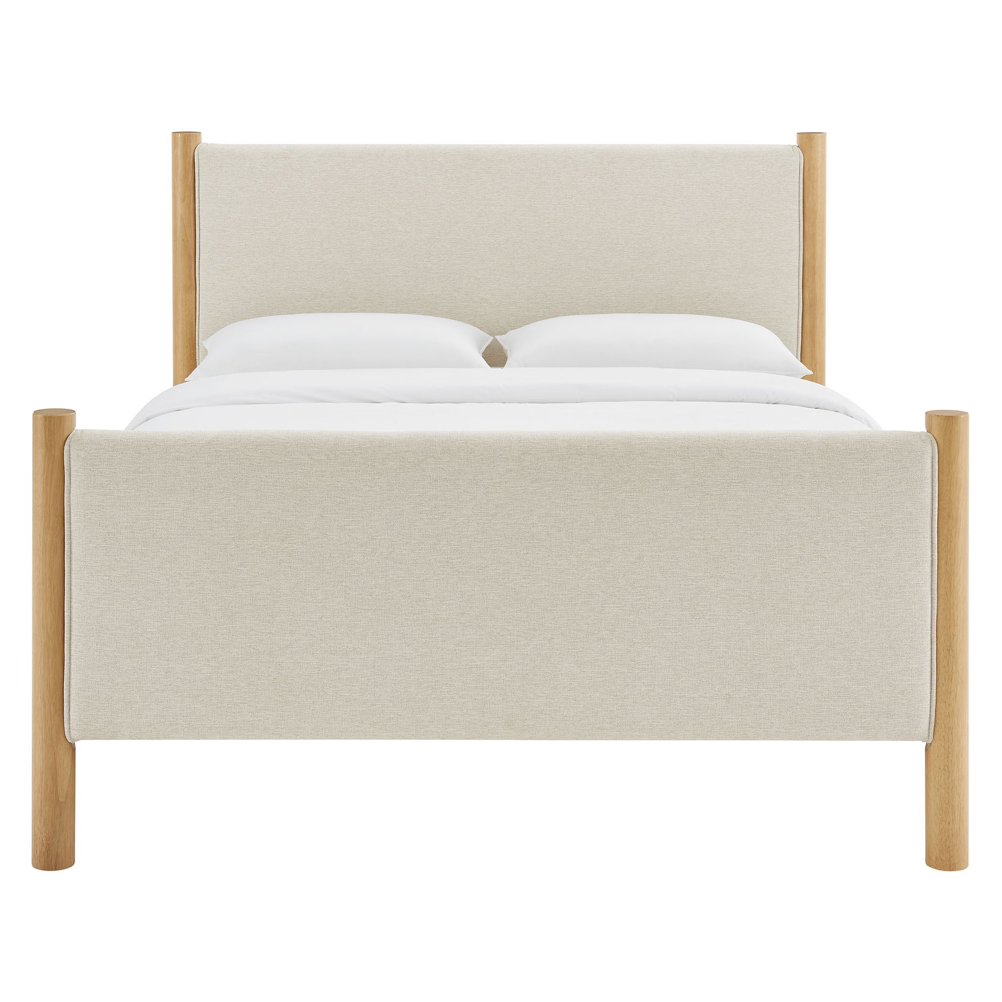 Maven King Size Fabric Upholstered Platform Bed