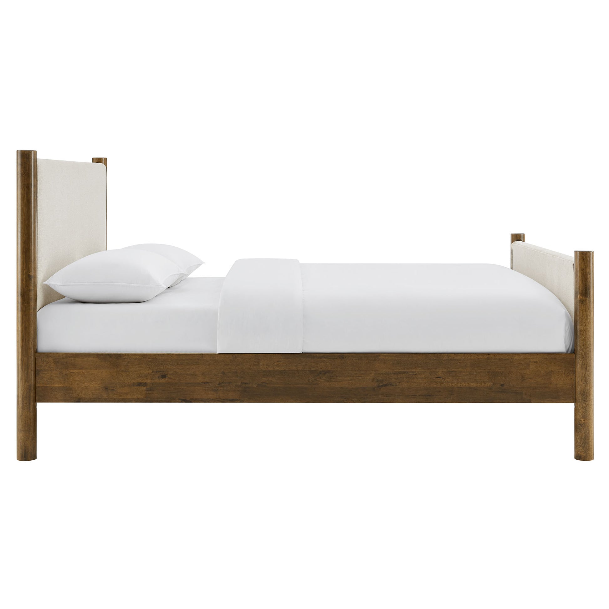 Maven King Size Fabric Upholstered Platform Bed