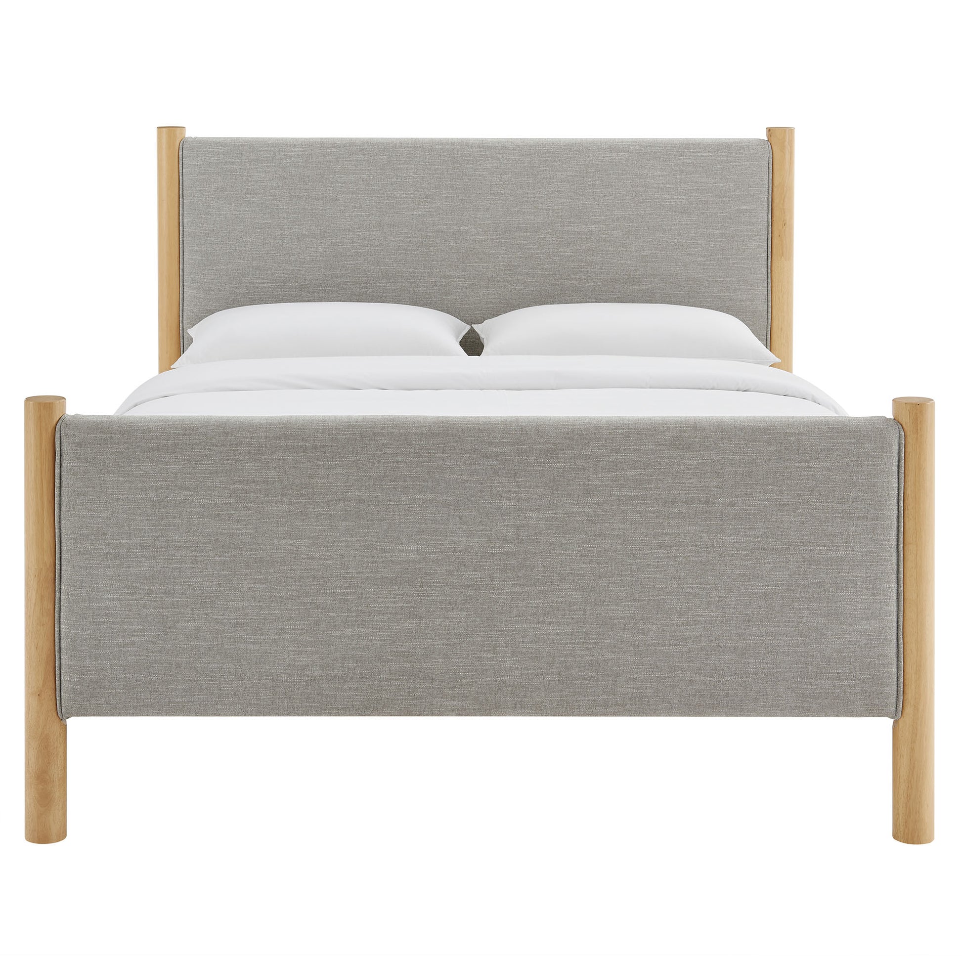 Maven King Size Fabric Upholstered Platform Bed