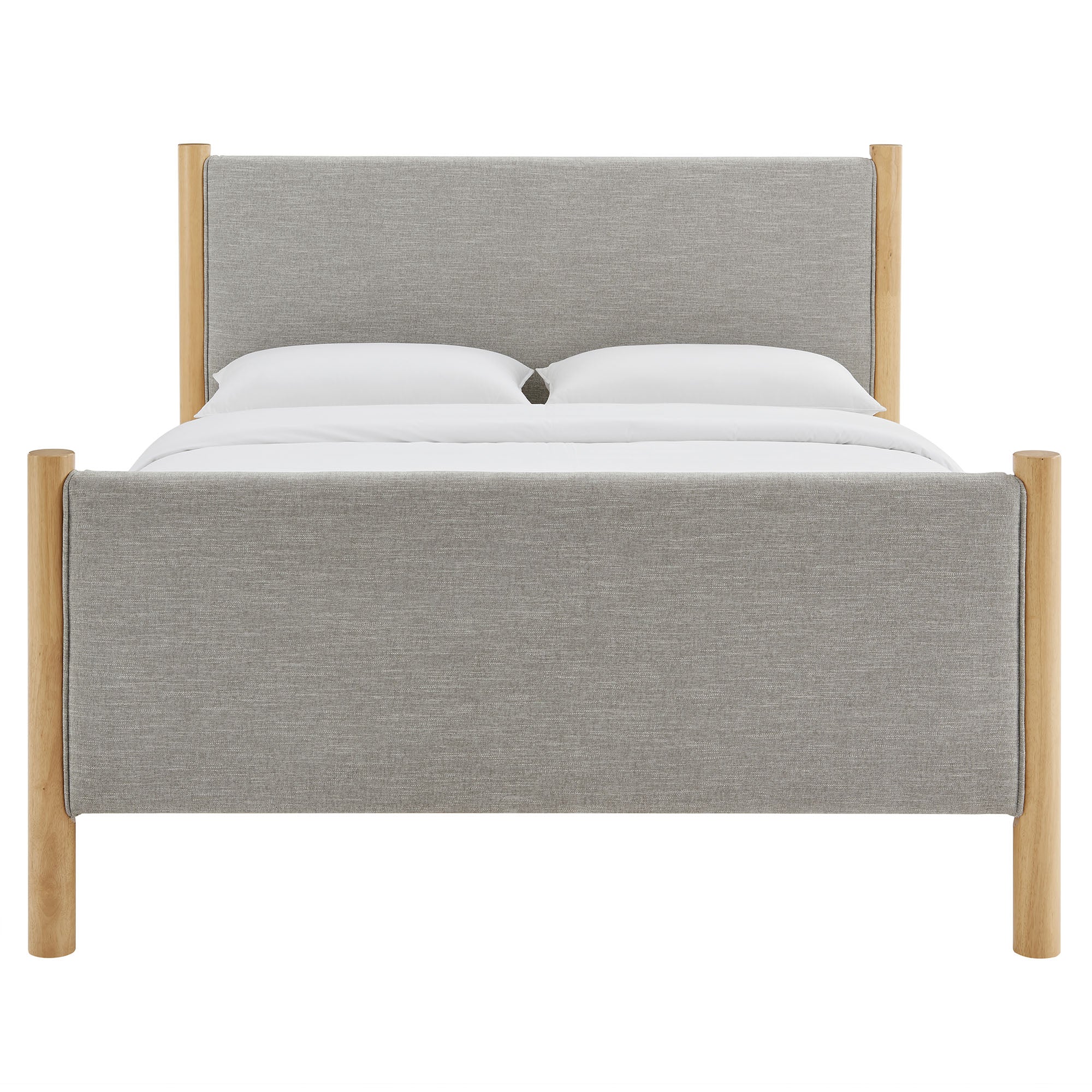 Maven King Size Fabric Upholstered Platform Bed