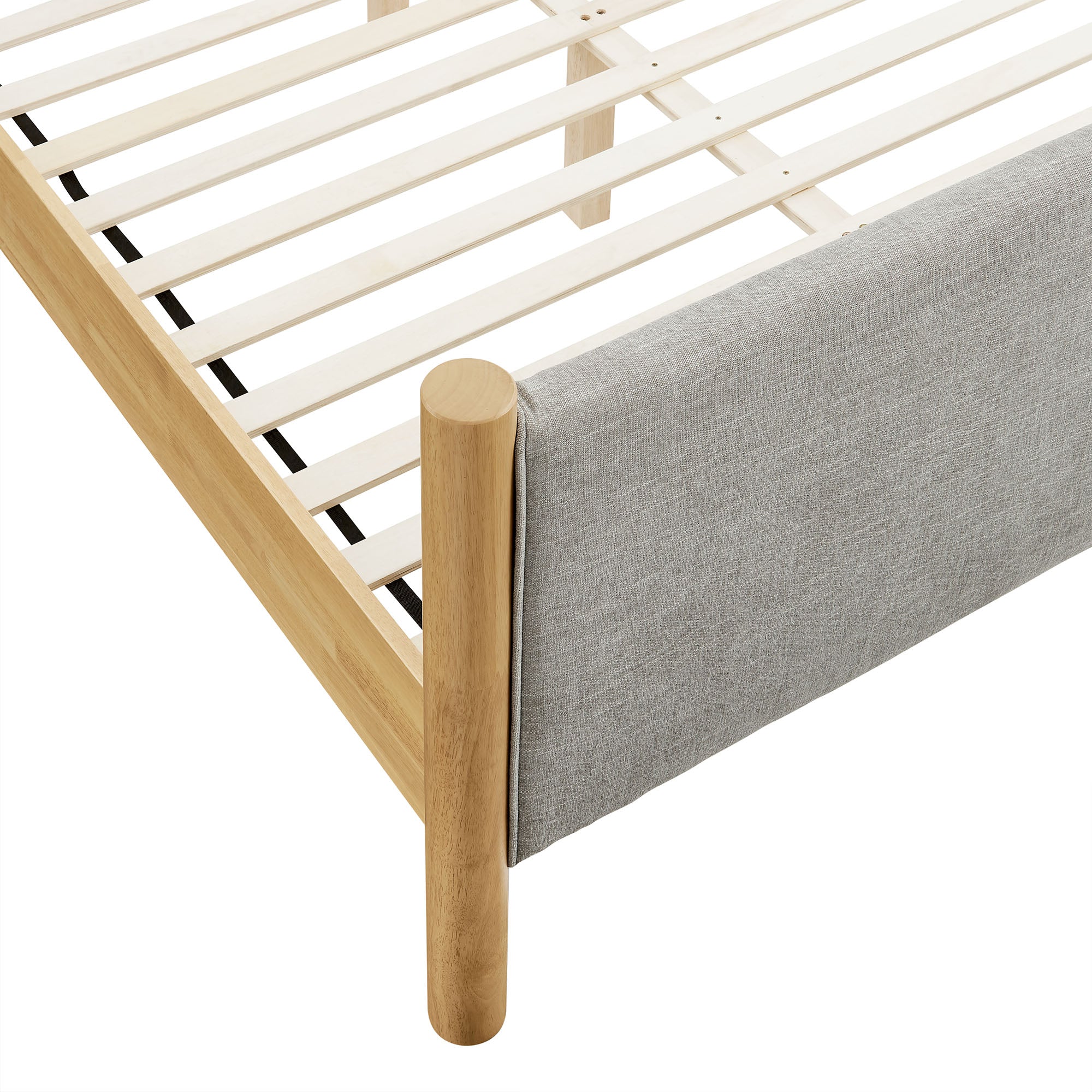 Maven King Size Fabric Upholstered Platform Bed