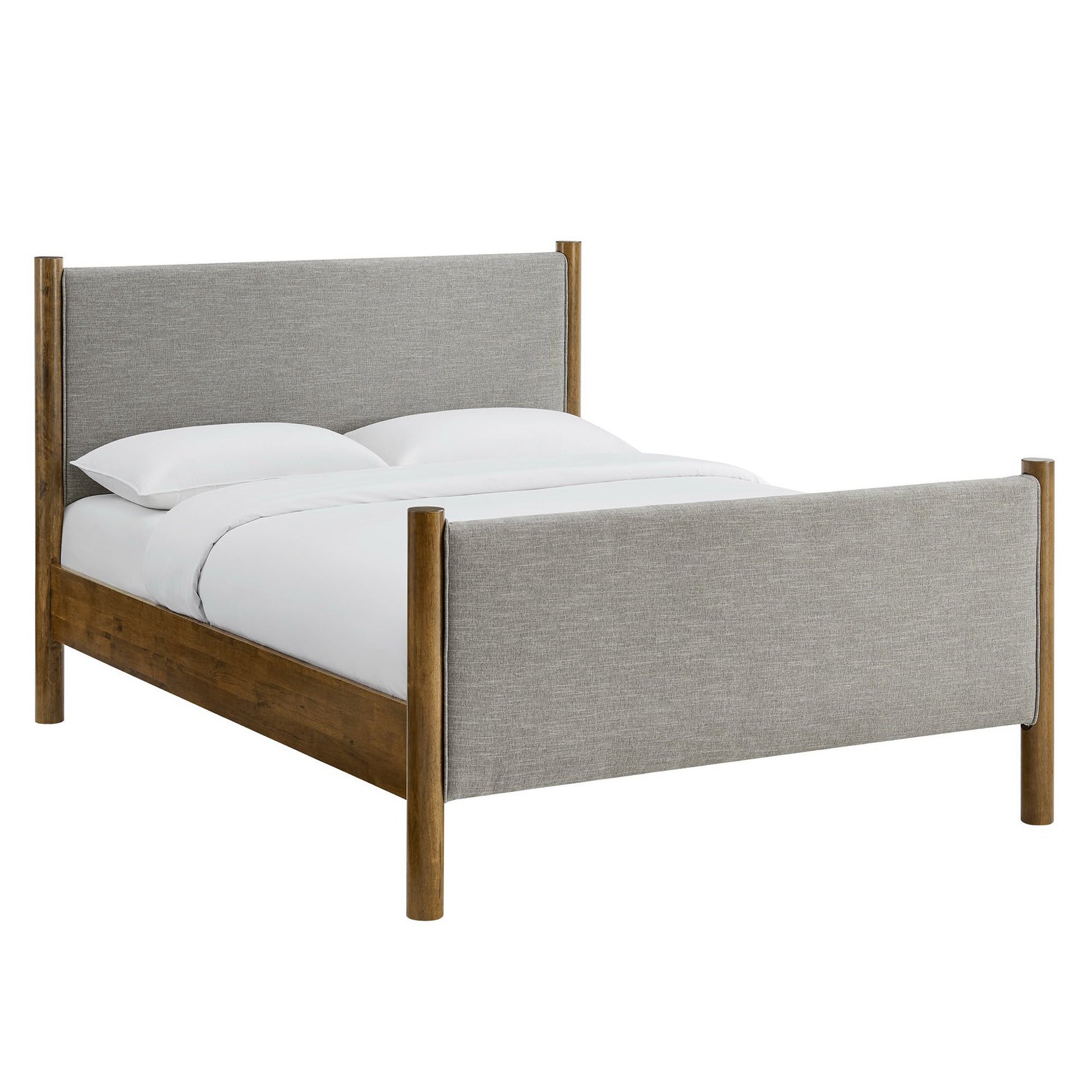Maven King Size Fabric Upholstered Platform Bed