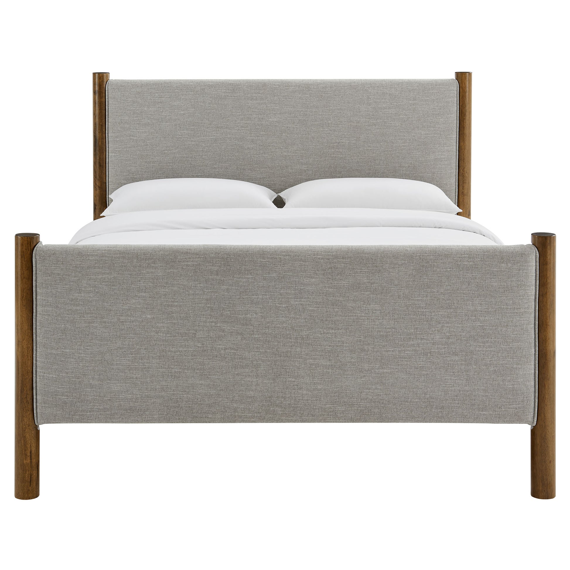 Maven King Size Fabric Upholstered Platform Bed