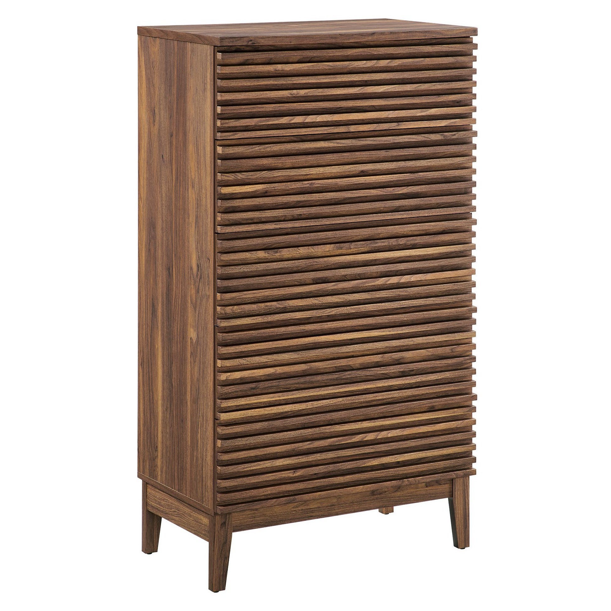 Render 5-Drawer Chest - Walnut