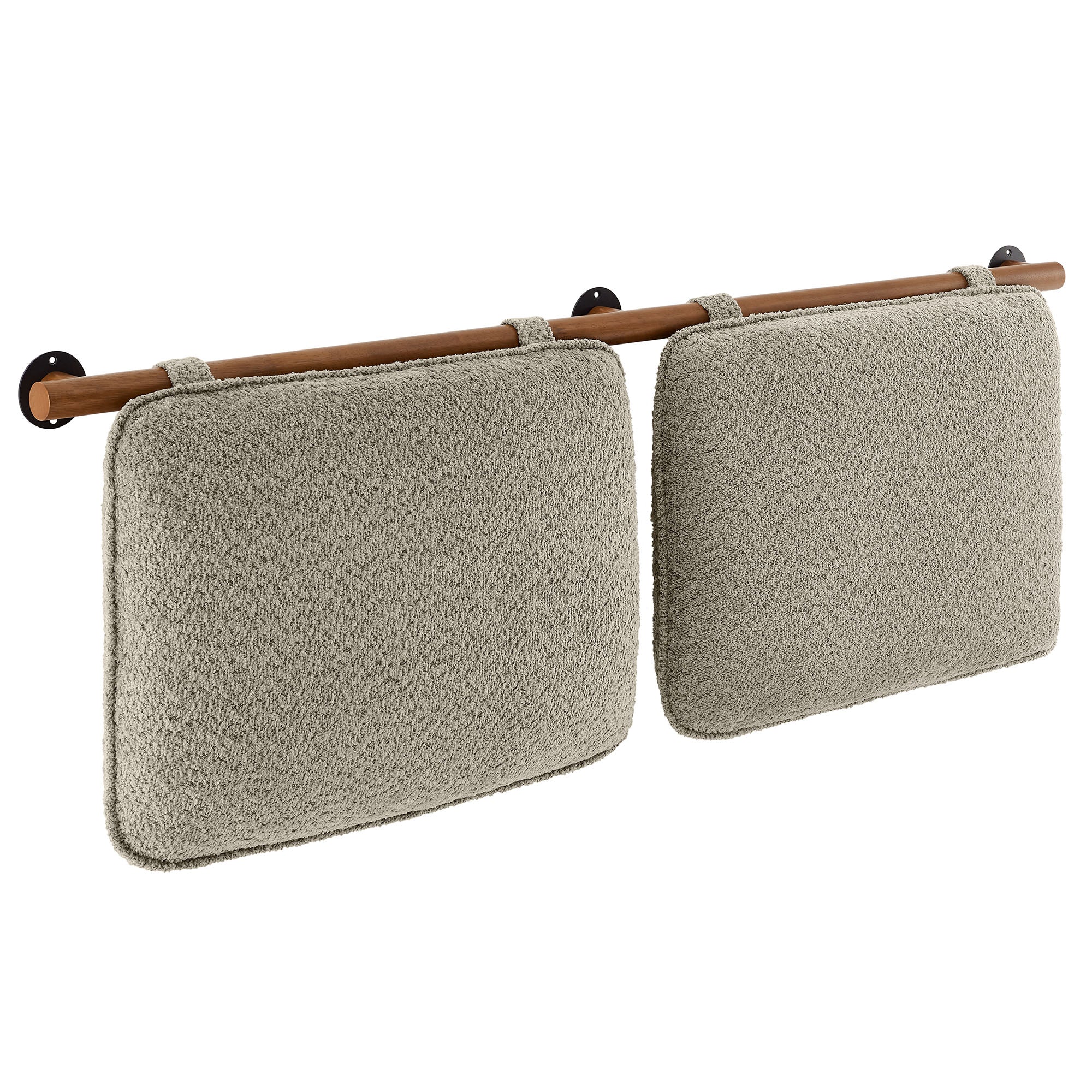 Anela Wall-Mounted Chenille Upholstered Full Headboard