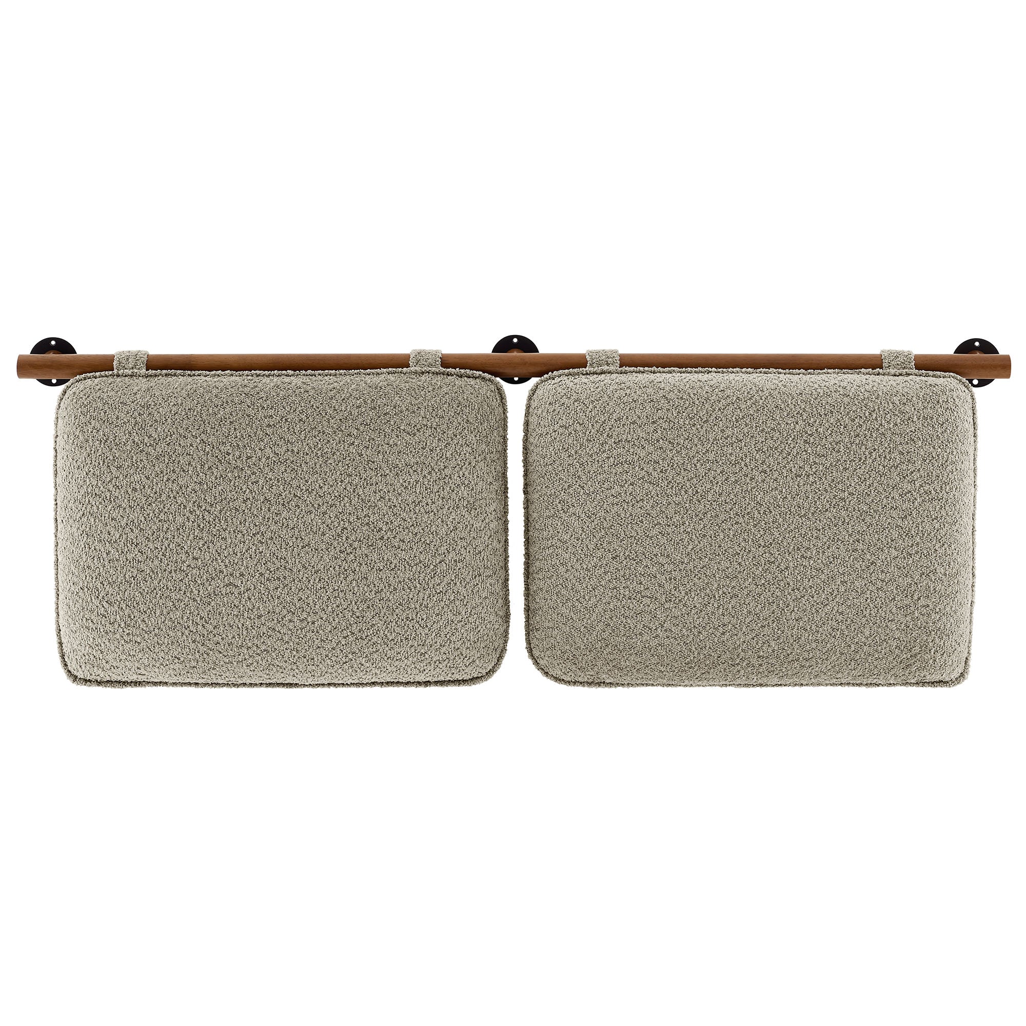 Anela Wall-Mounted Chenille Upholstered Full Headboard