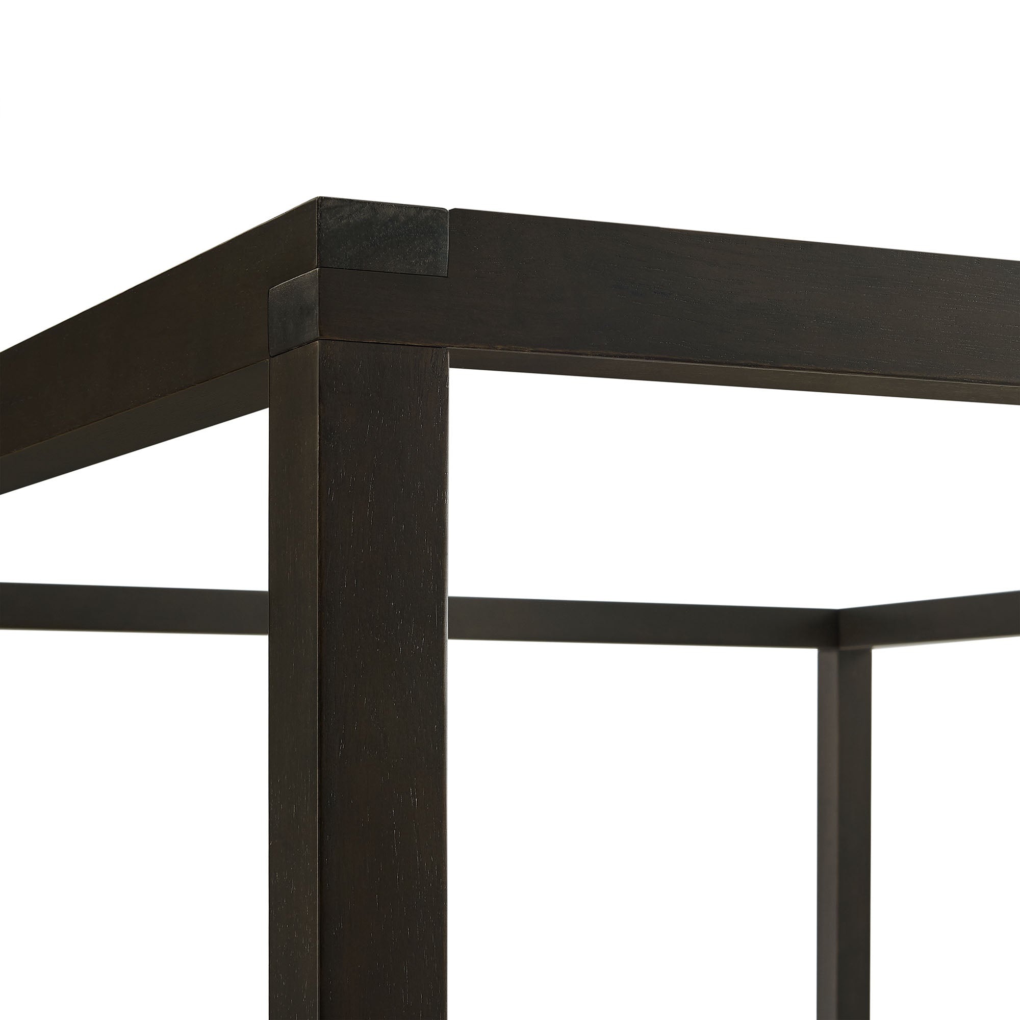 Alva Wood Canopy Platform Bed