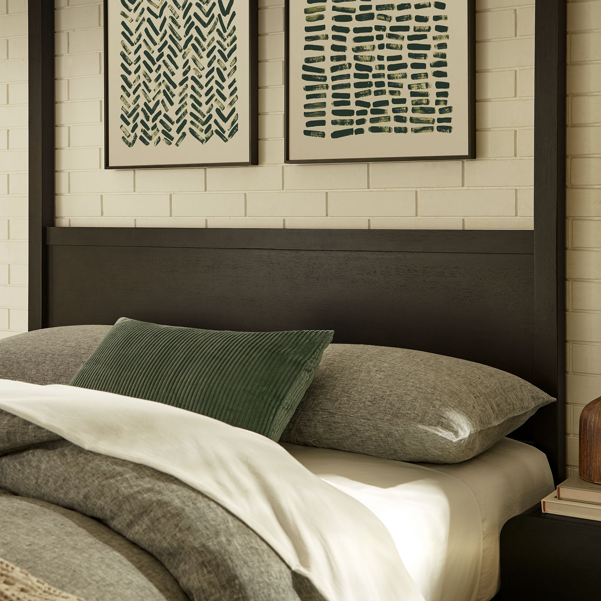 Alva Wood Canopy Platform Bed