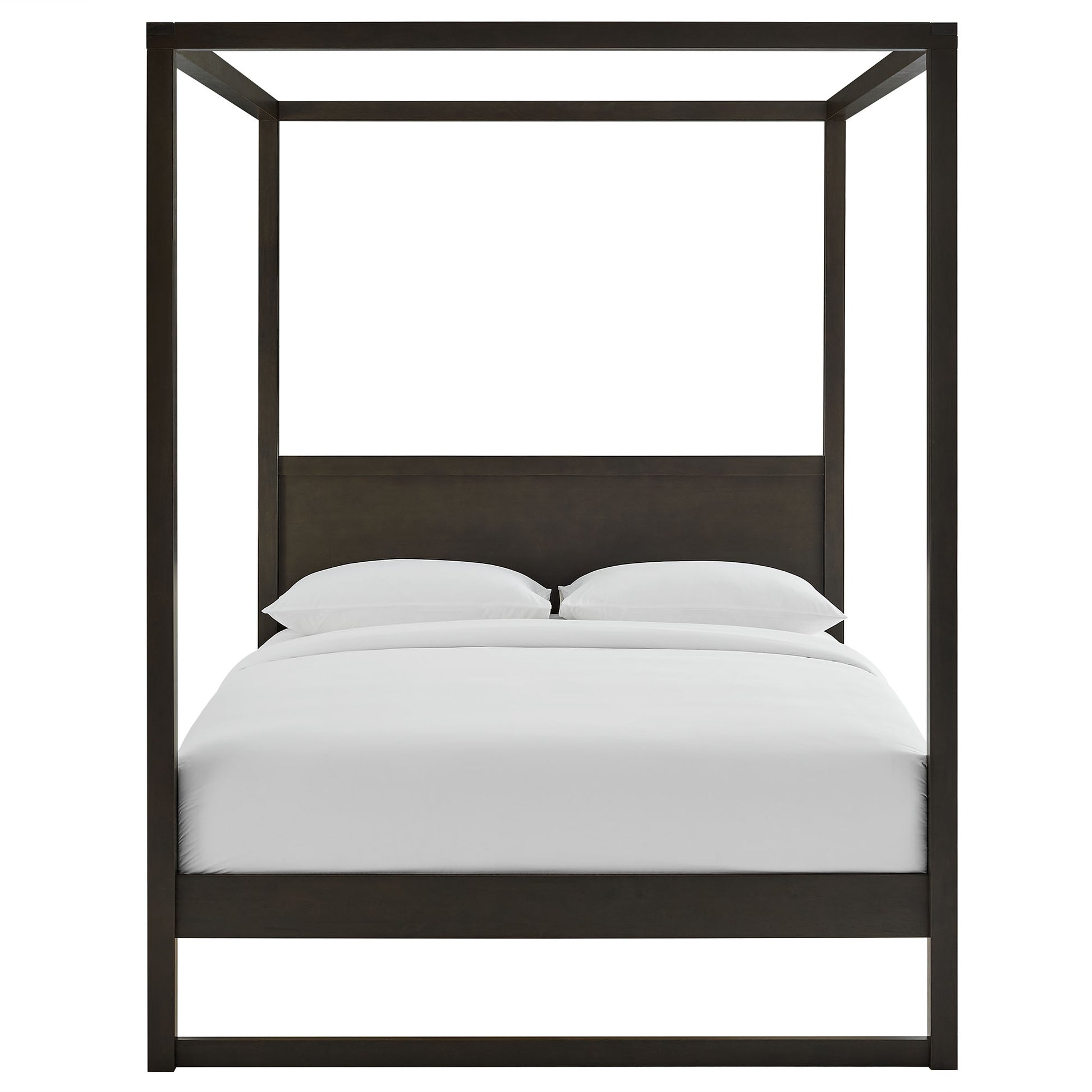 Alva King Wood Canopy Platform Bed