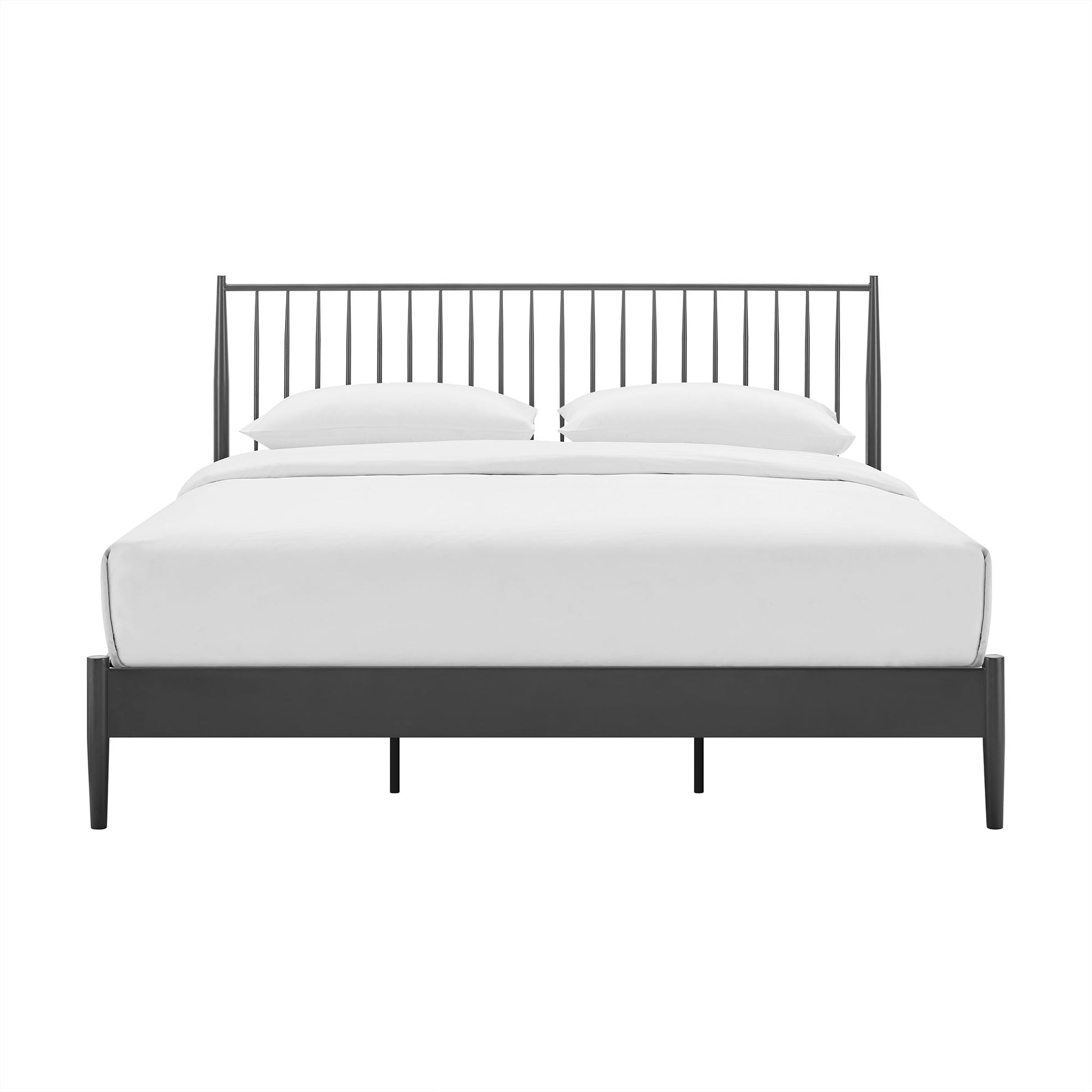 Adair Spindle Metal King Platform Bed