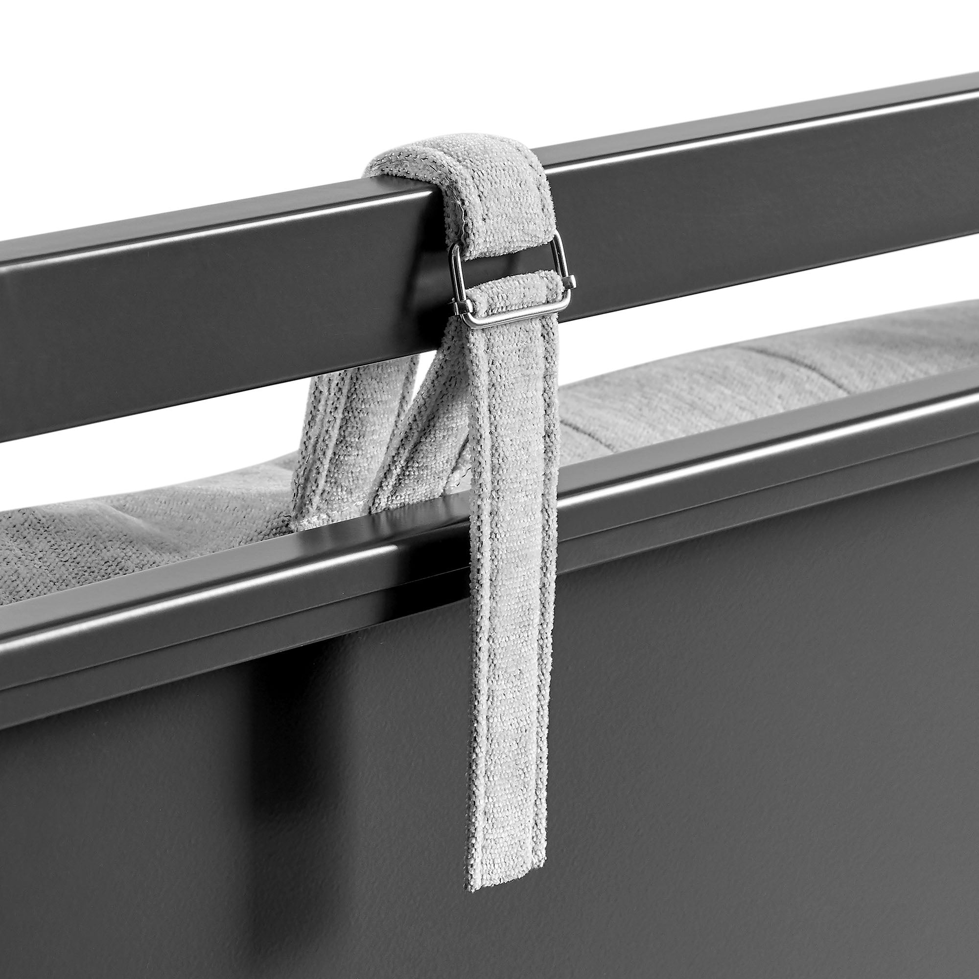 Marlowe 4-Poster Canopy Metal Twin Platform Bed