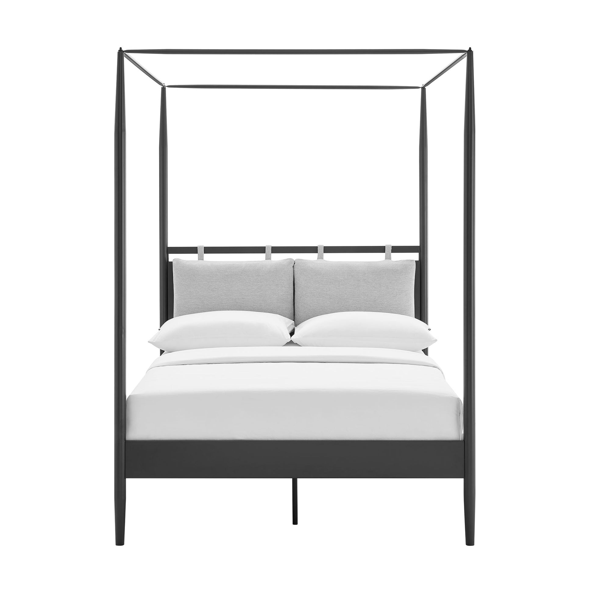 Marlowe 4-Poster Canopy Metal Full Platform Bed