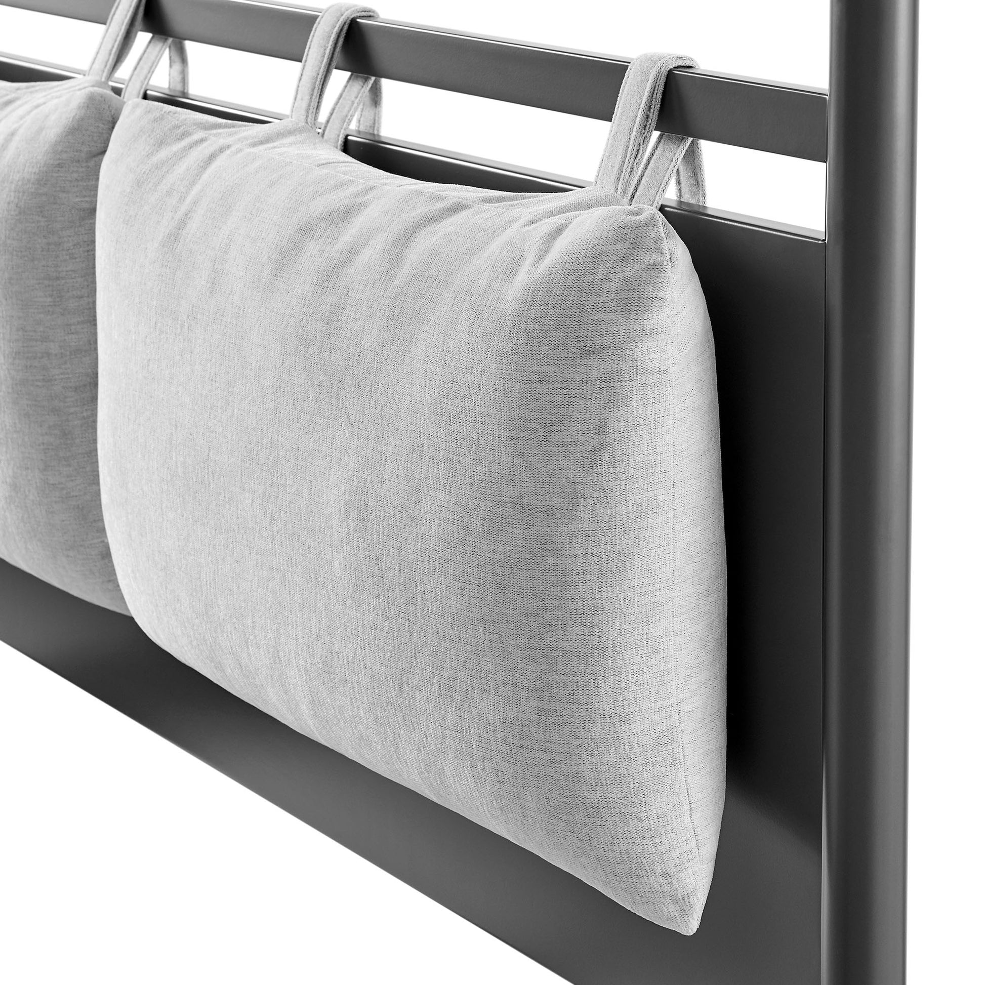 Marlowe 4-Poster Canopy Metal Full Platform Bed