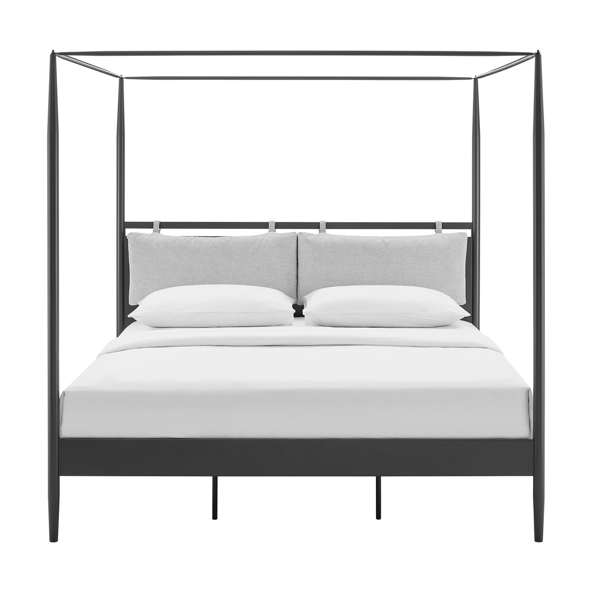 Marlowe 4-Poster Canopy Metal King Platform Bed